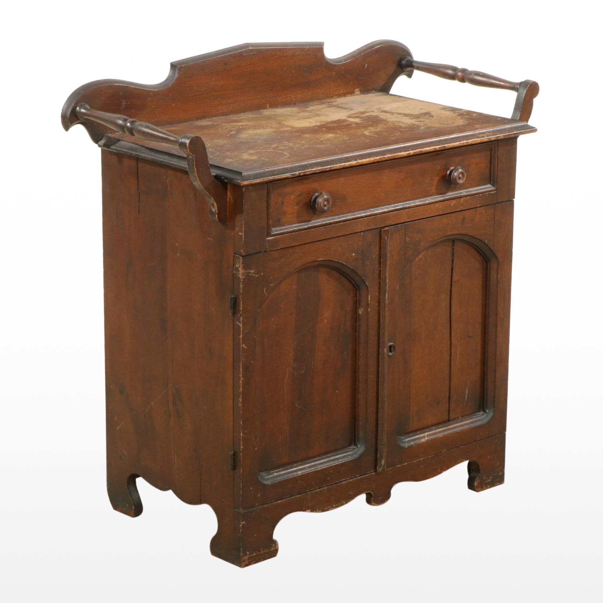Walnut Washstand, Late 19th to Early 20th Century