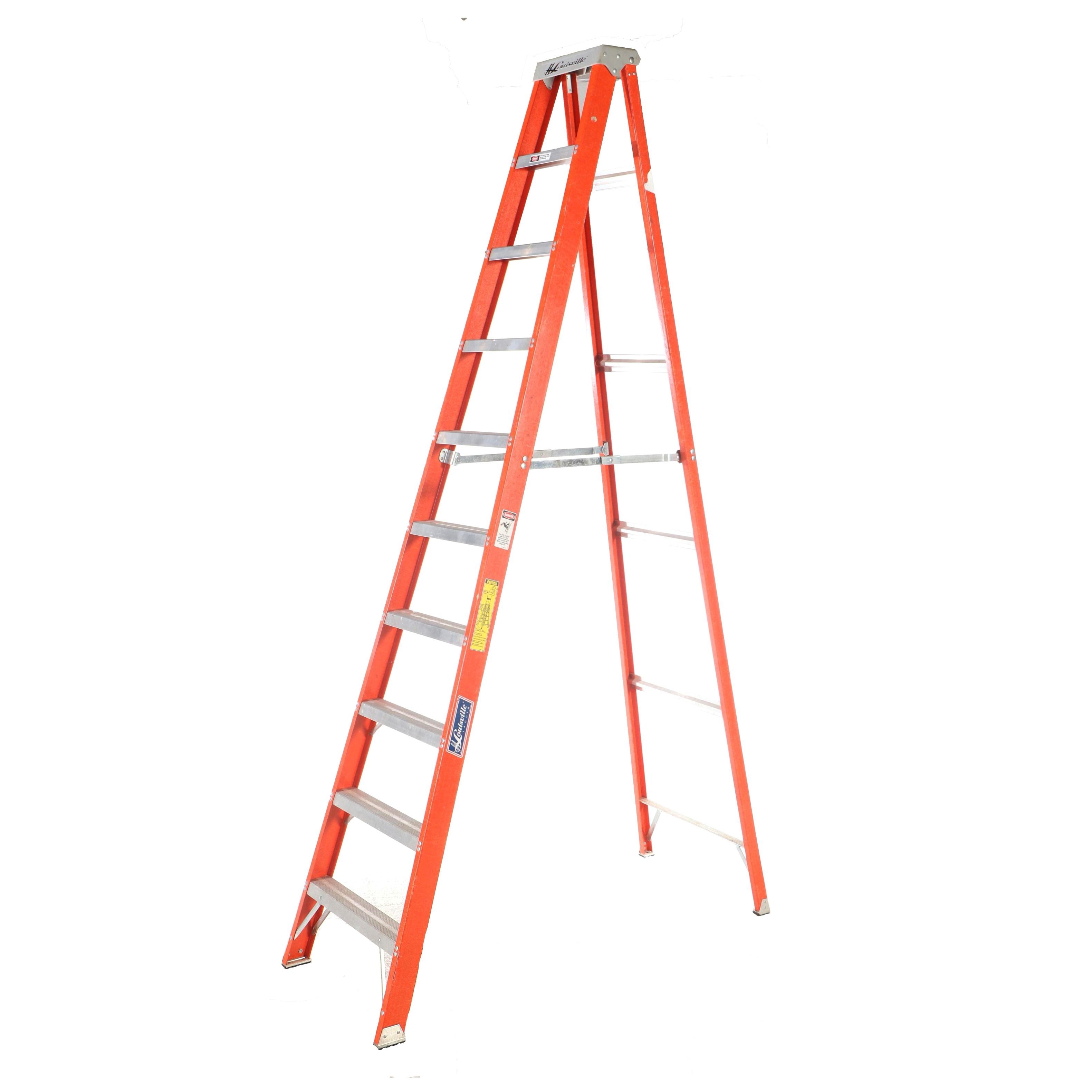 Louisville Ladder Fiberglass and Aluminum Step Ladder