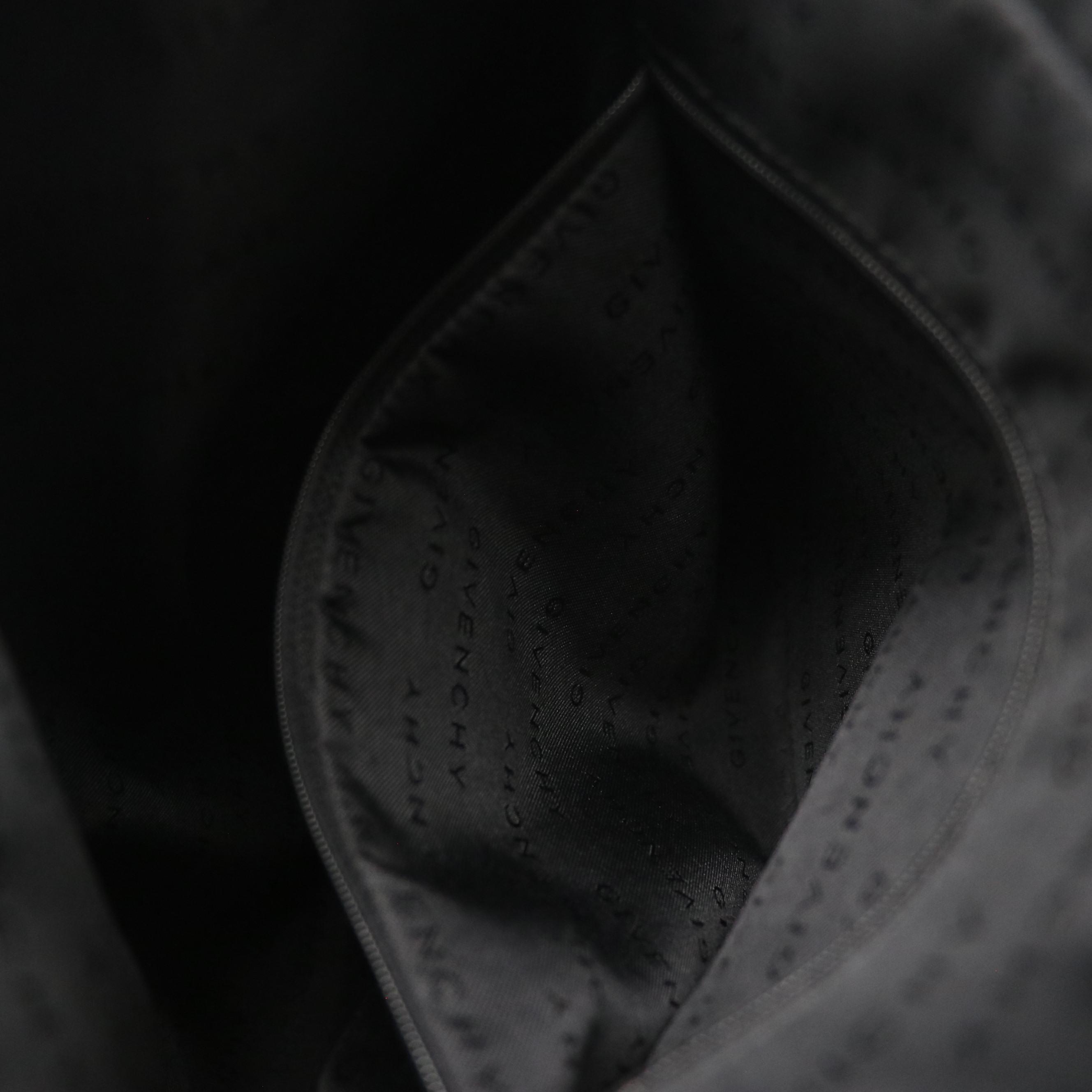 Givenchy Front-Pocket Hobo Shoulder Bag in Black Calfskin Leather