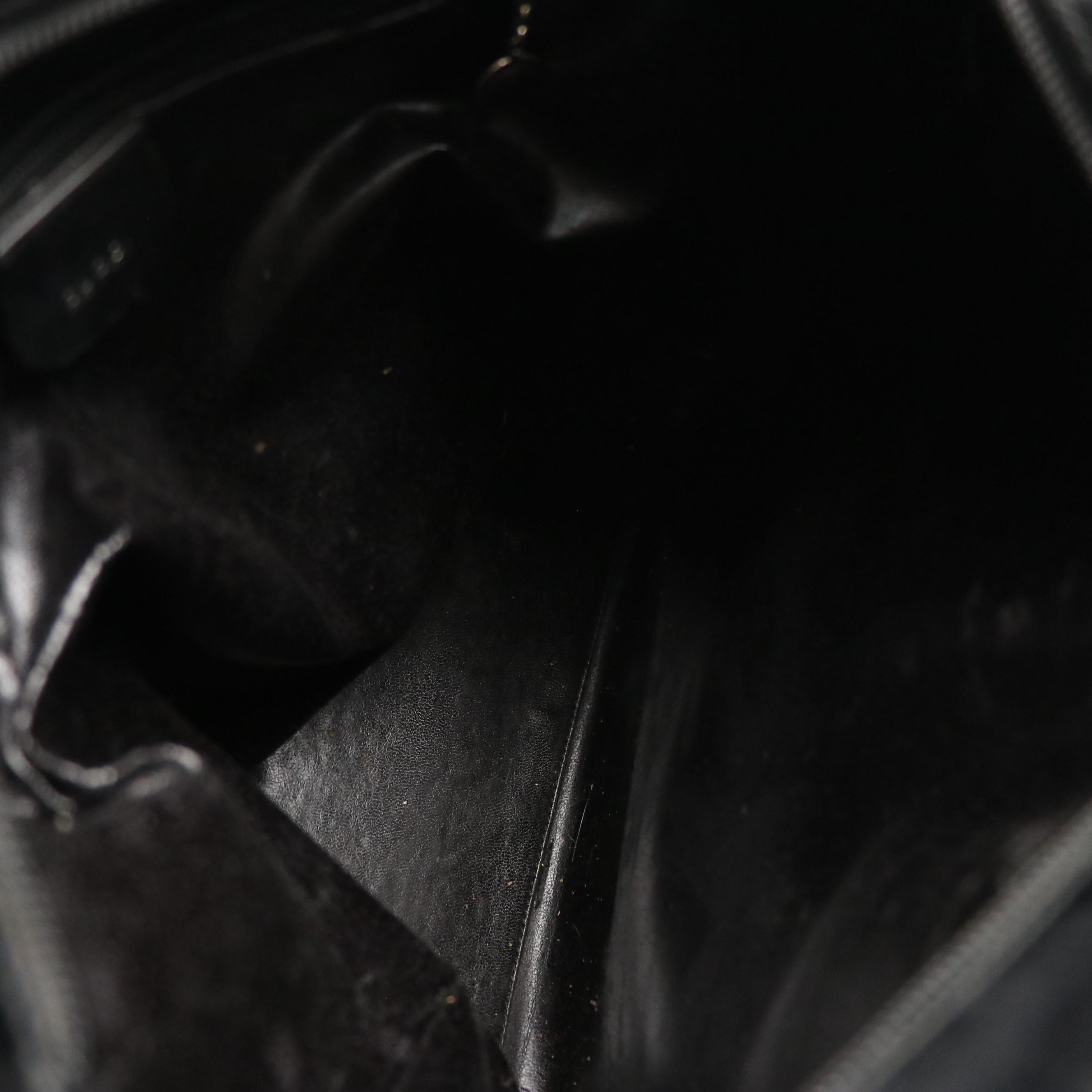 Gucci Black Patent Leather Handbag