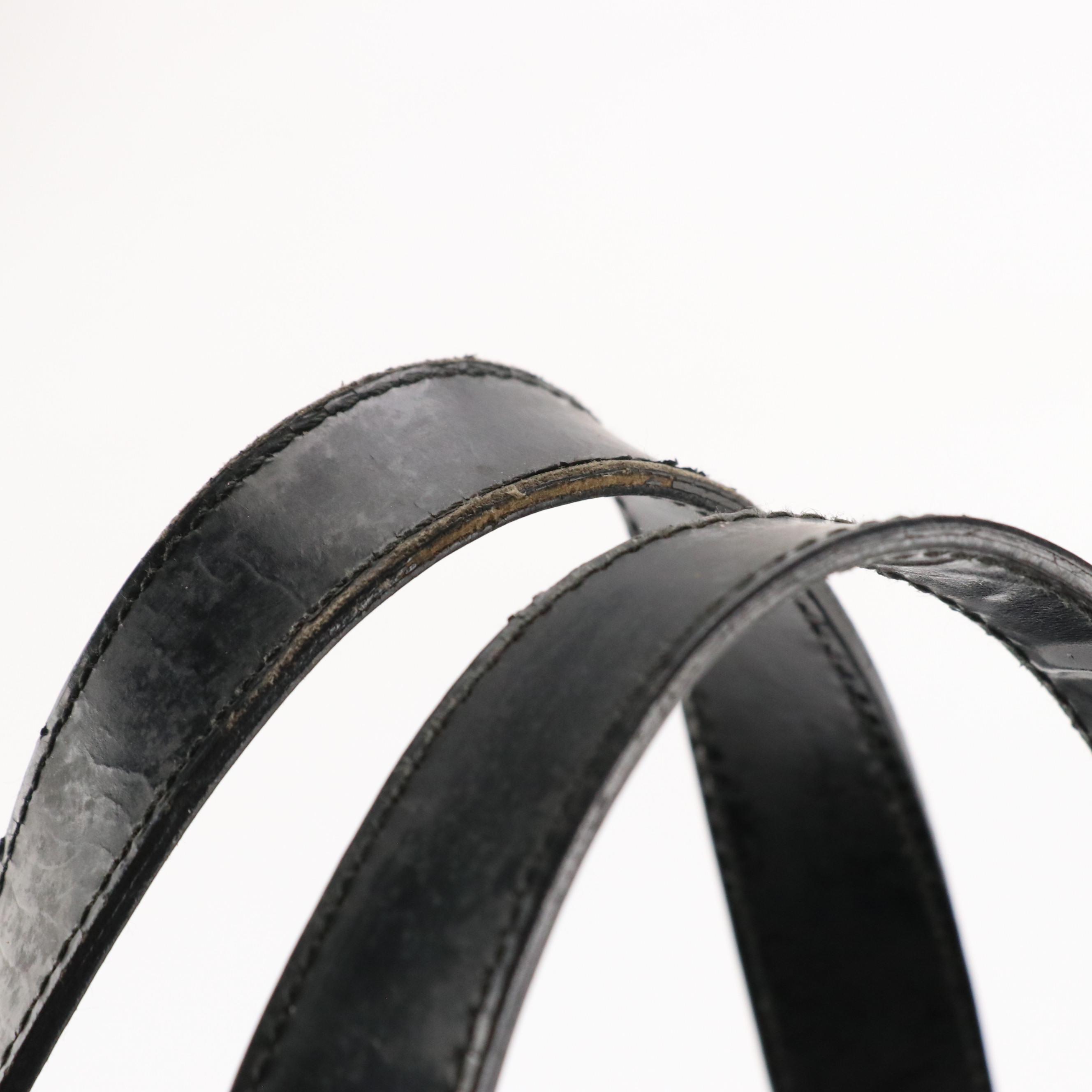 Gucci Black Patent Leather Handbag