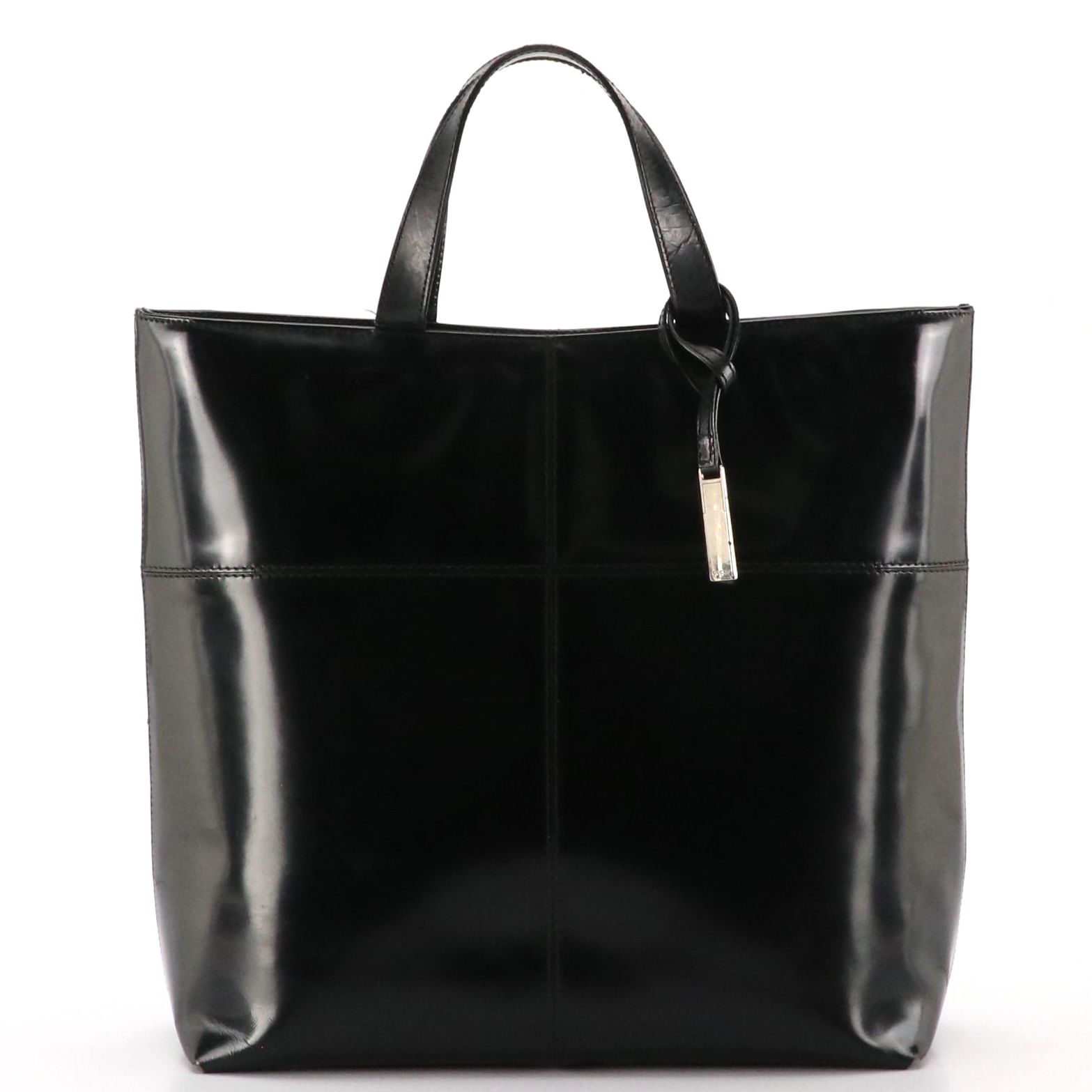 Gucci Black Patent Leather Handbag