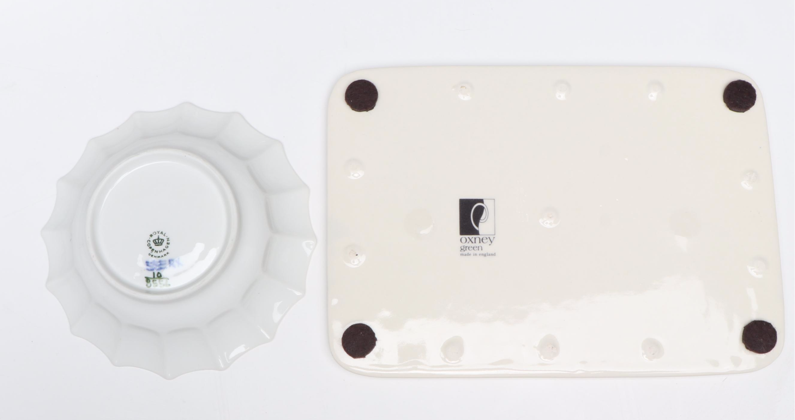 Delft "Maryland" Porcelain Tobacco Jar and Other Ceramic Table Accessories