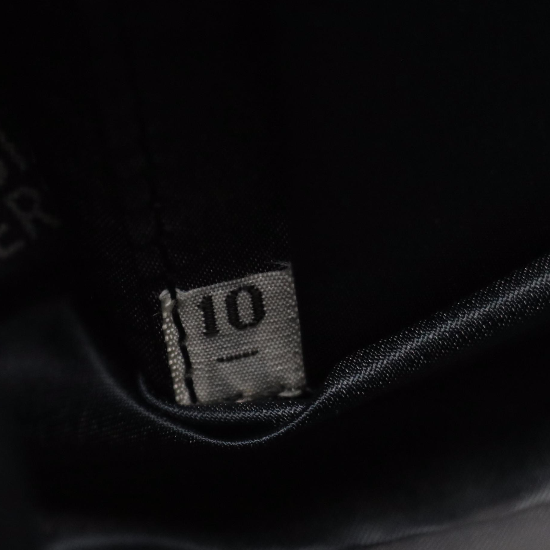 Gianni Versace Square Sundance Top Handle Vanity Bag in Black Textured Leather