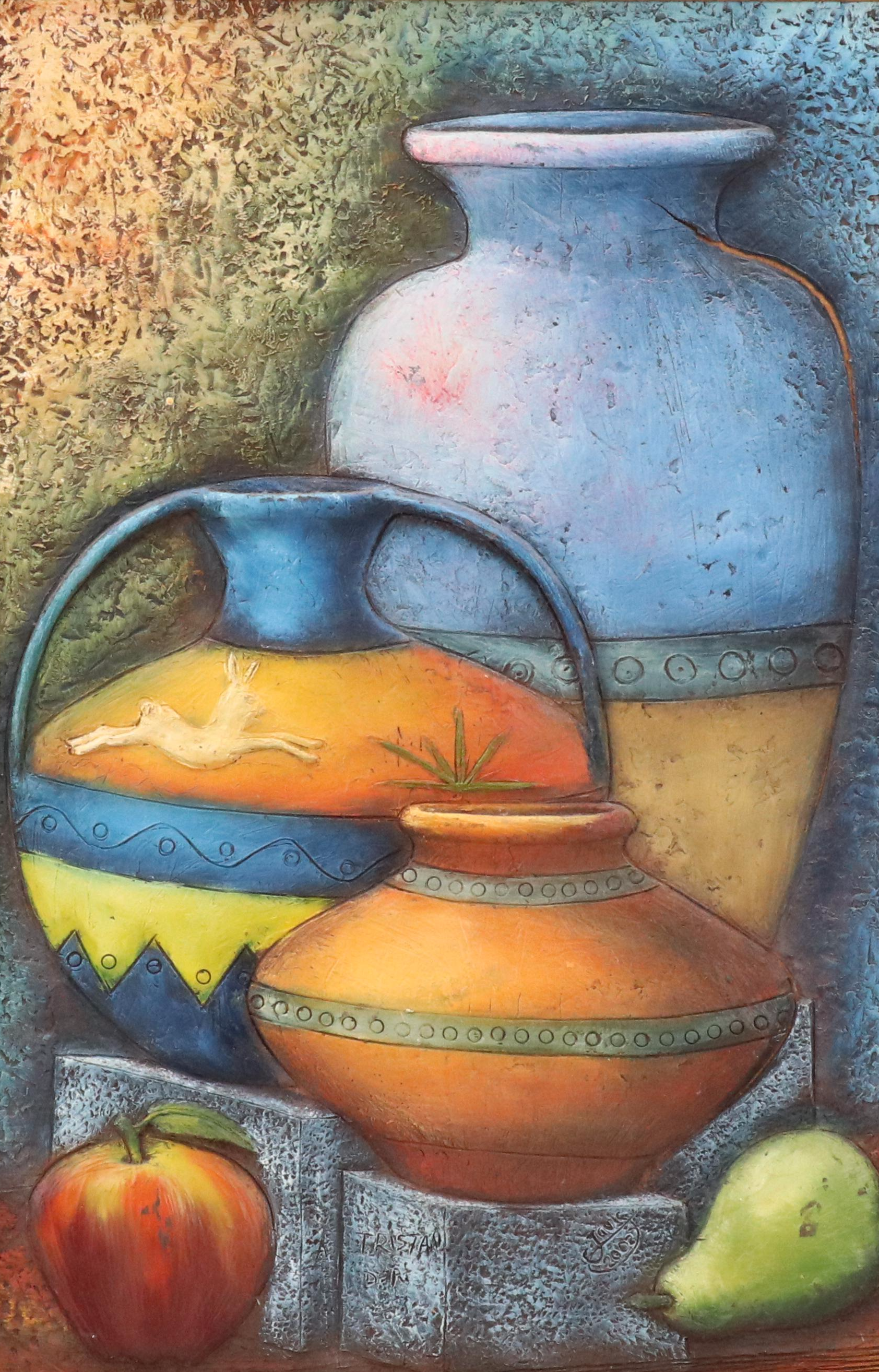 Mixed Media Still Life Relief, 2002