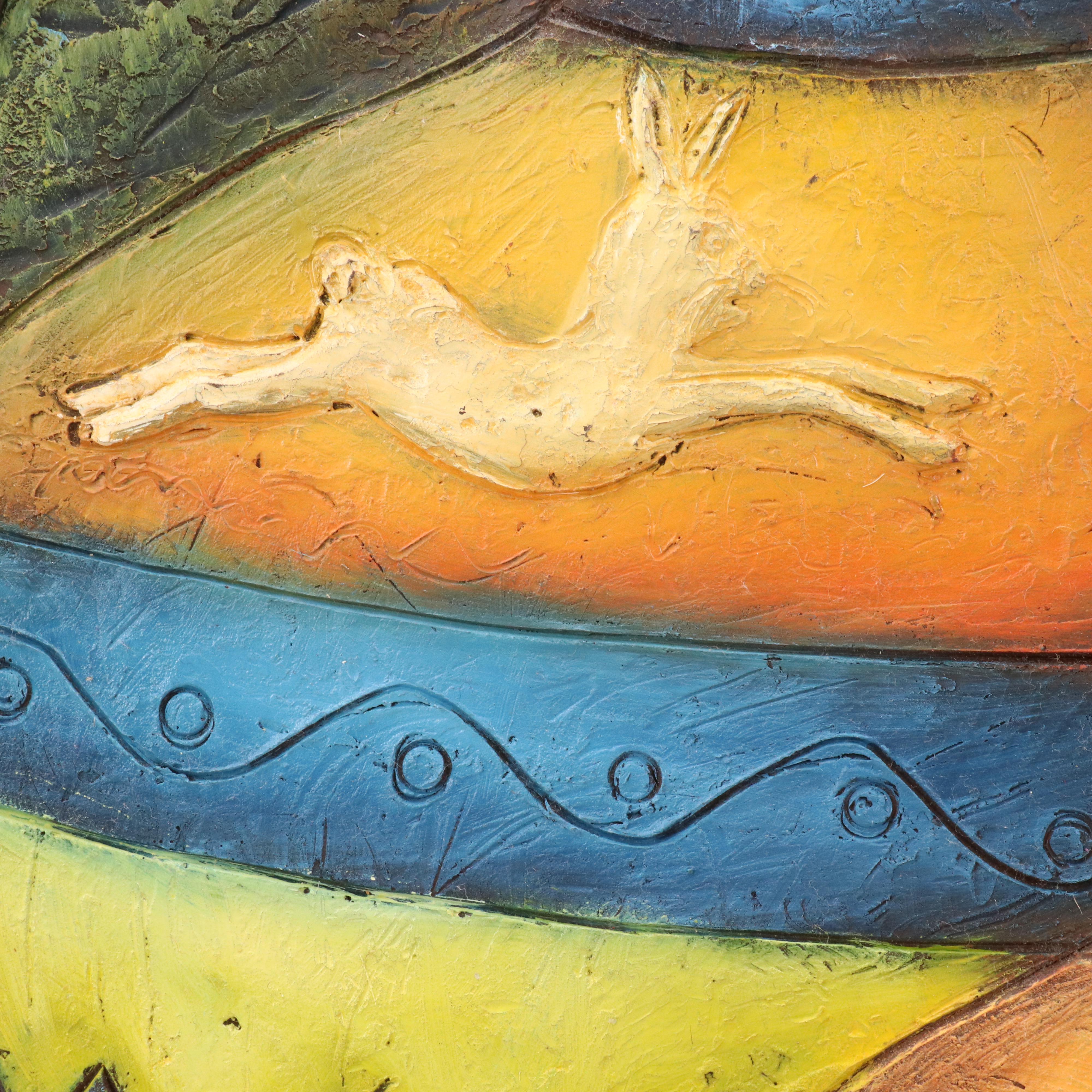 Mixed Media Still Life Relief, 2002