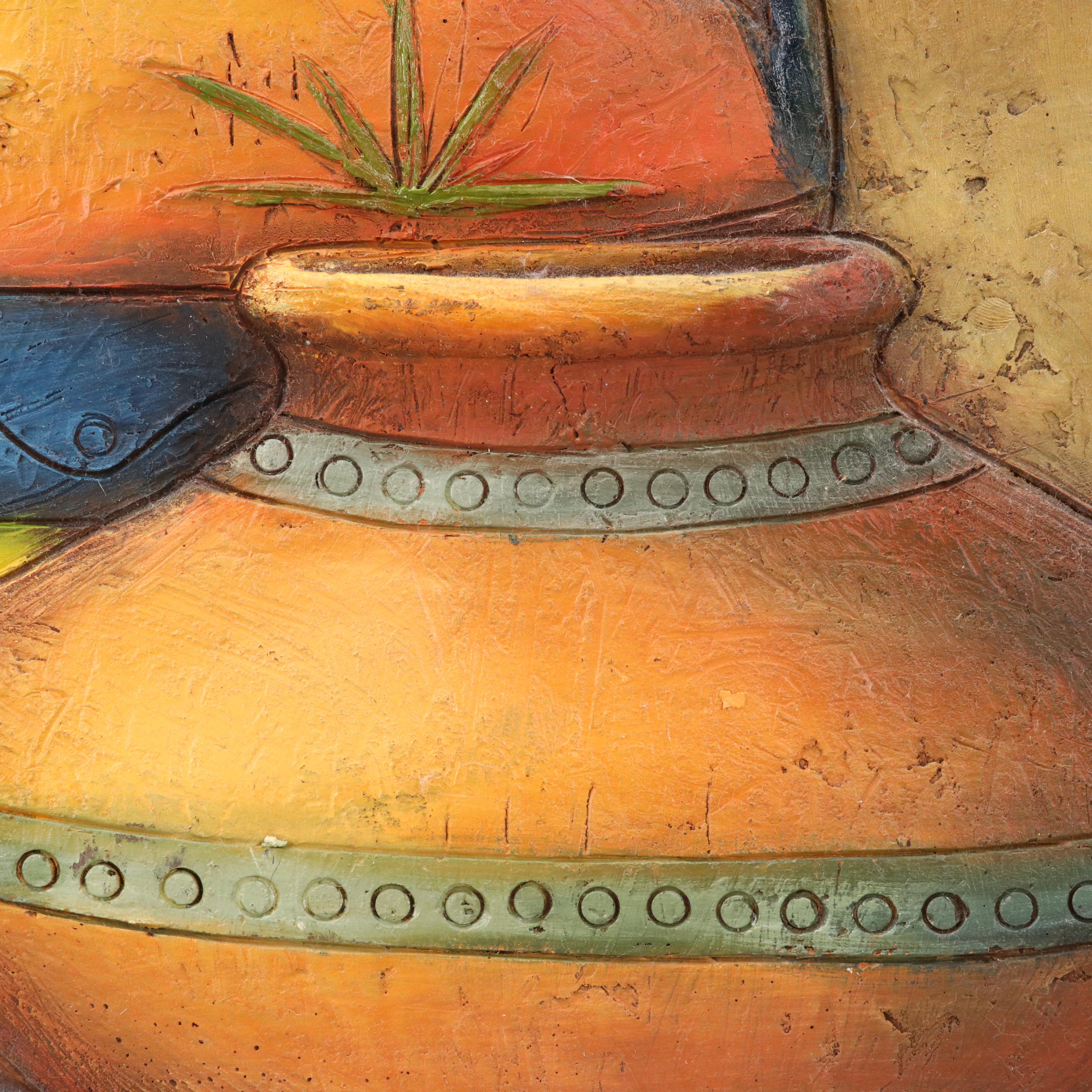 Mixed Media Still Life Relief, 2002