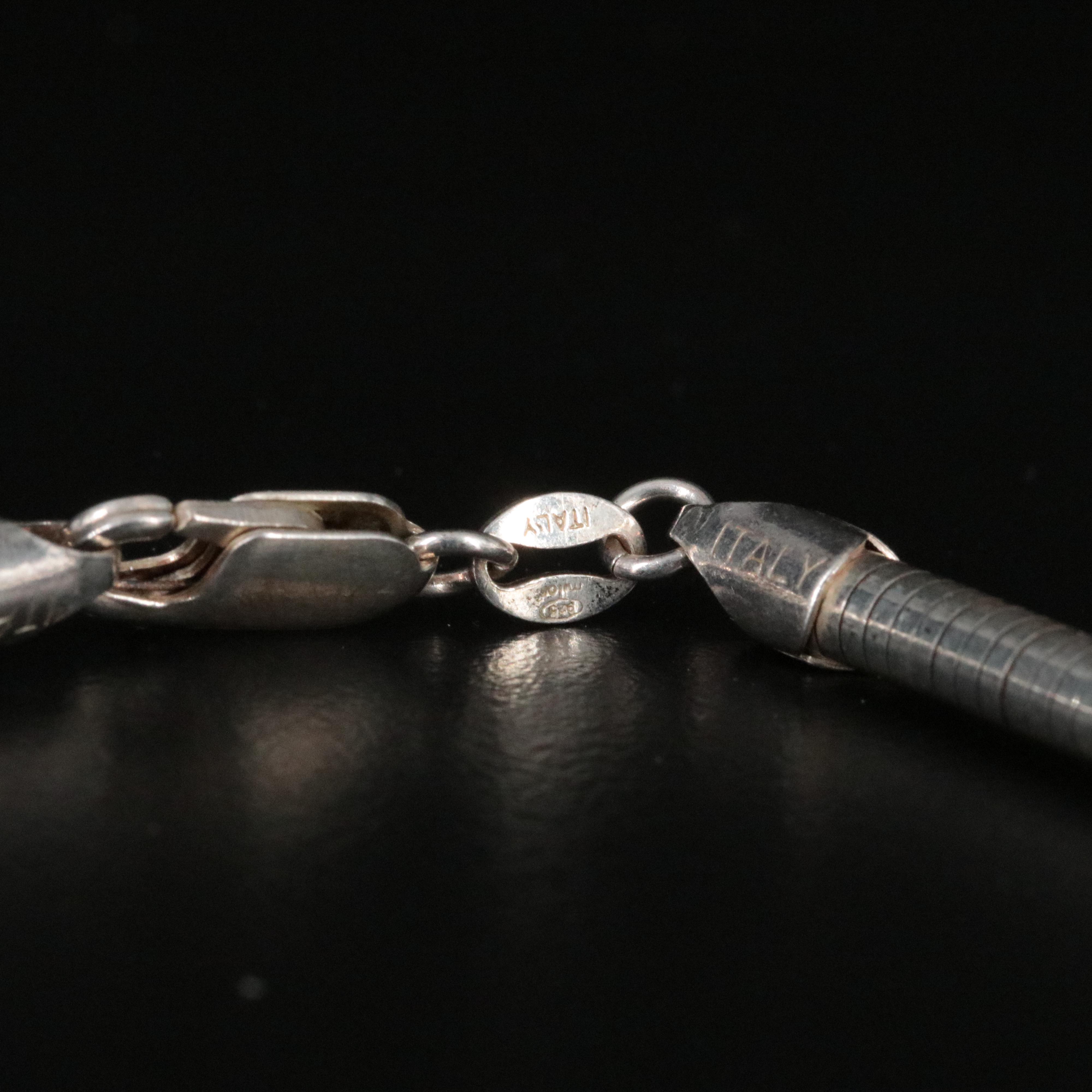 Sterling Labradorite Pendant Necklace