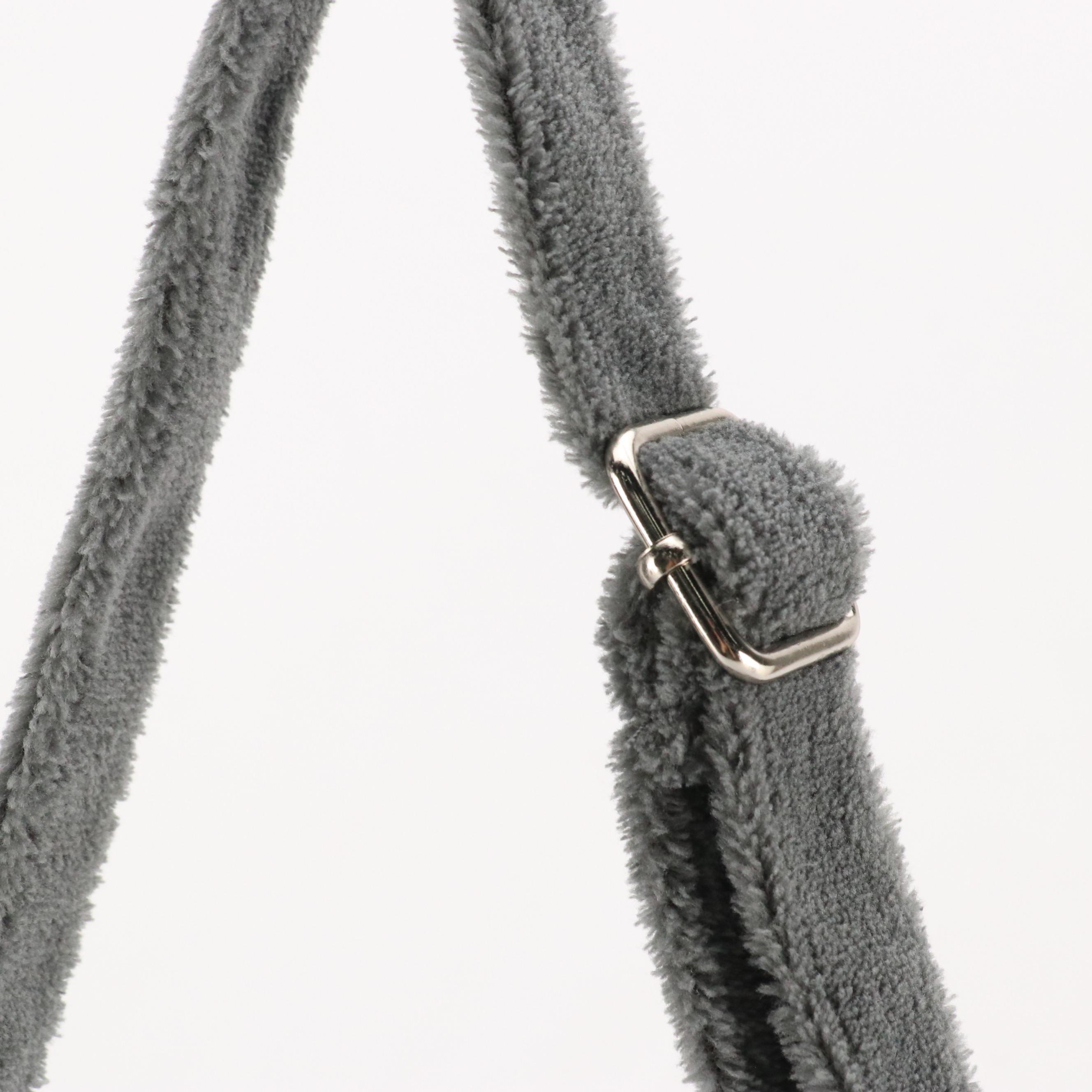 Chanel Makeup Précision Promotional CC Front Flap Crossbody Bag in Fuzzy Gray