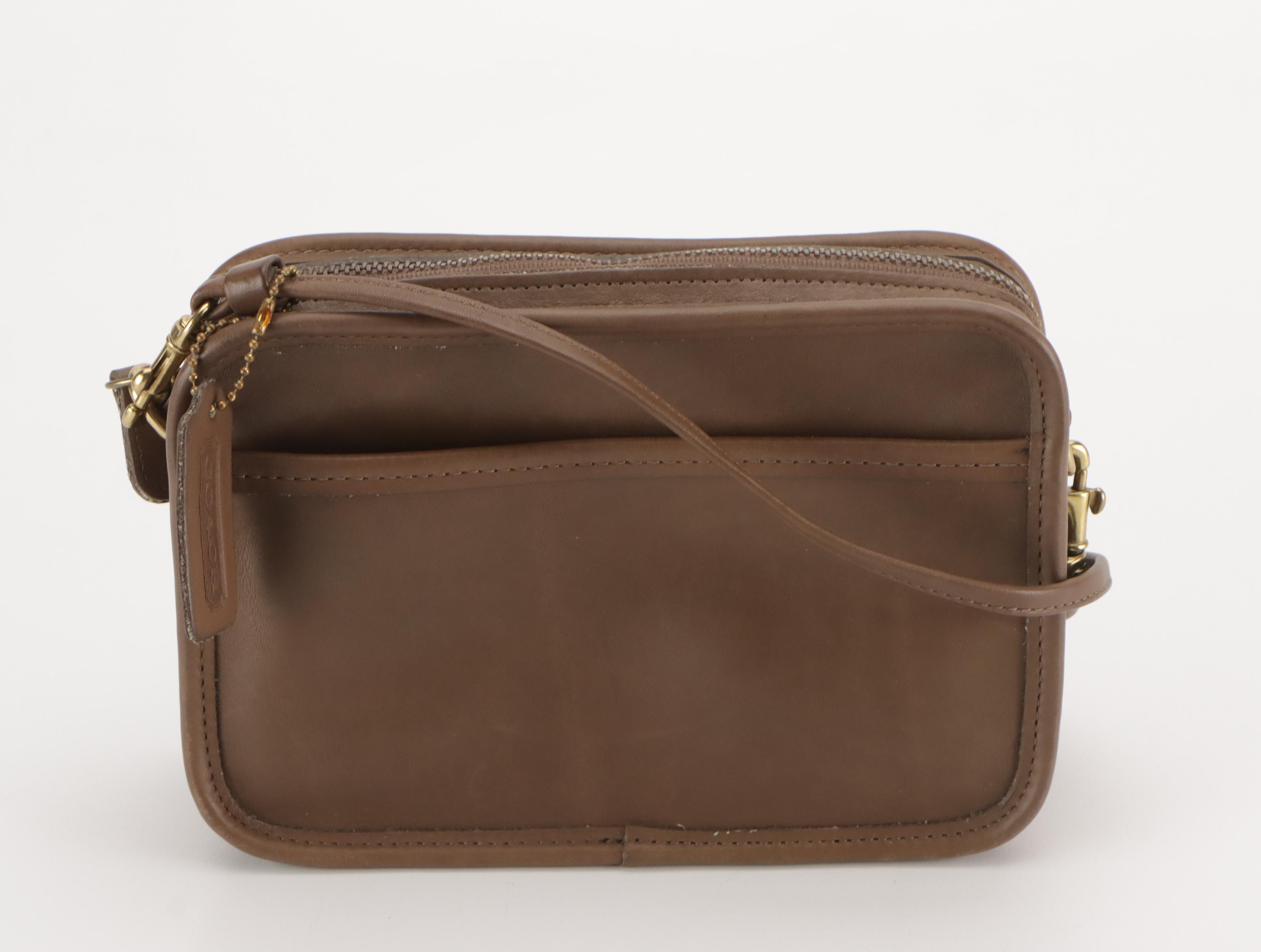 Coach Mocha Brown Carnival Crossbody Bag, Hot Pink Leather Zip Wallet, Other Bag