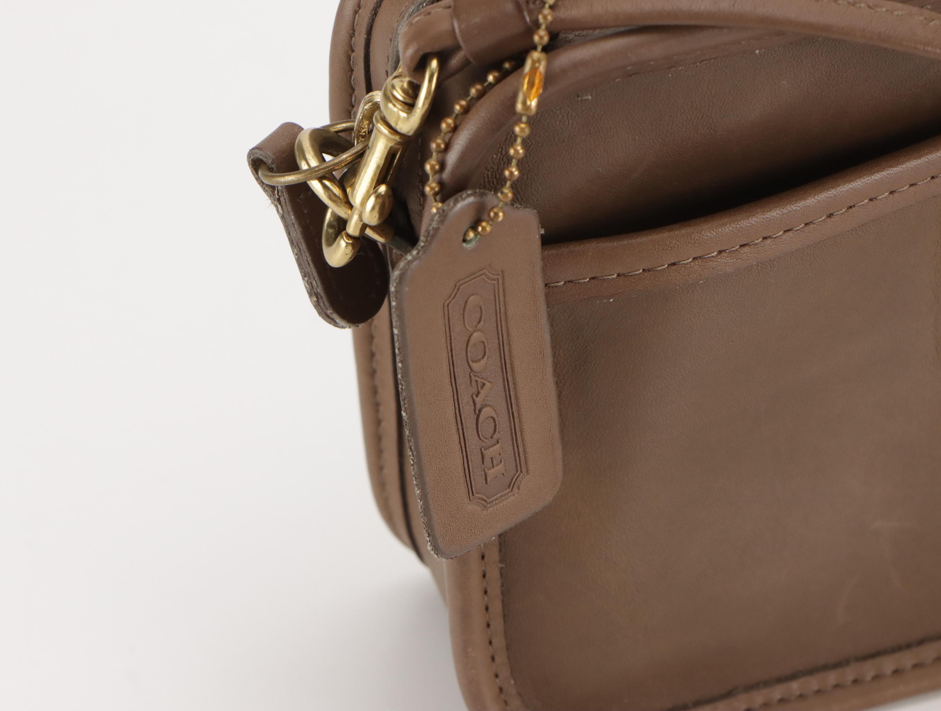 Coach Mocha Brown Carnival Crossbody Bag, Hot Pink Leather Zip Wallet, Other Bag