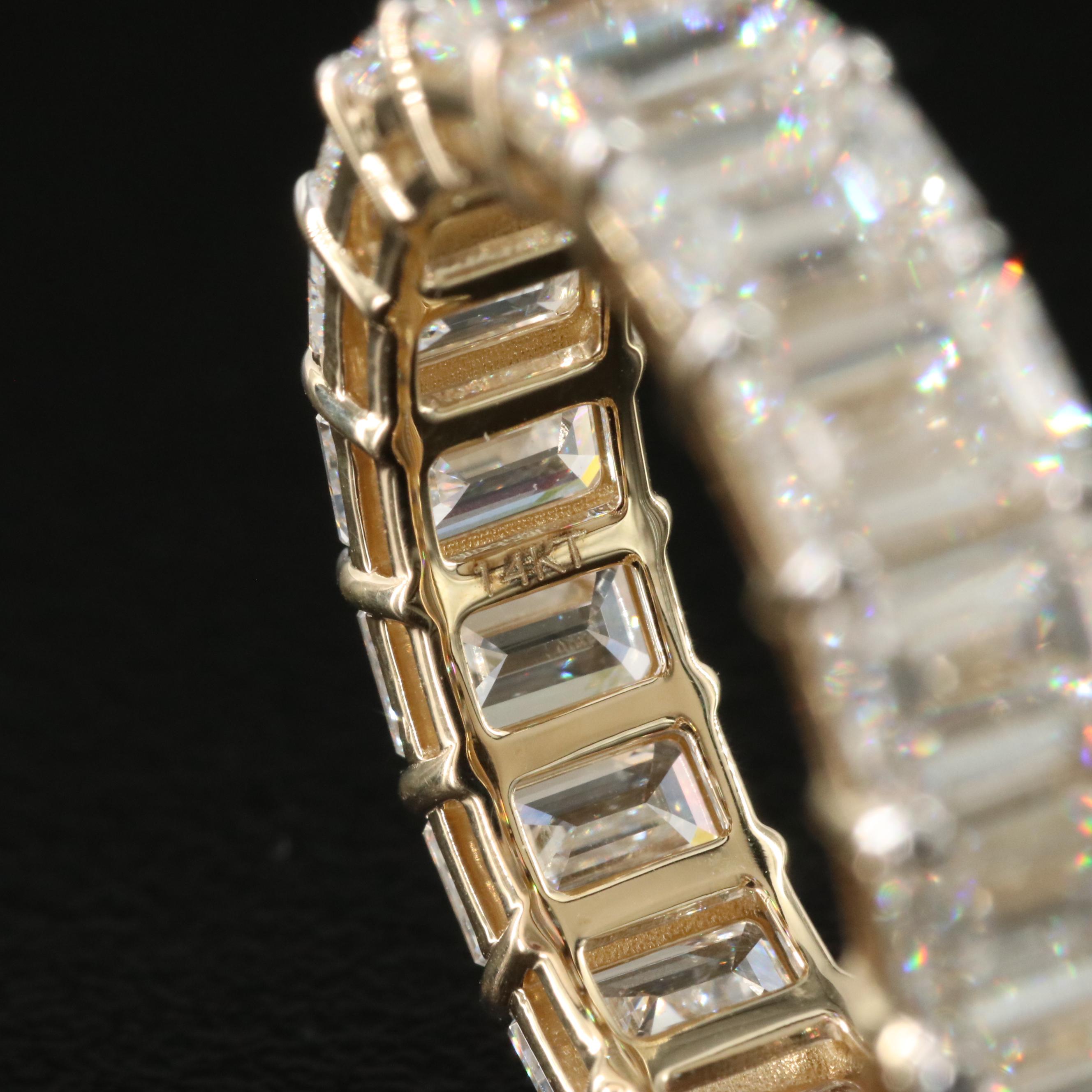 14K 8.76 CTW Lab Grown Diamond Eternity Band