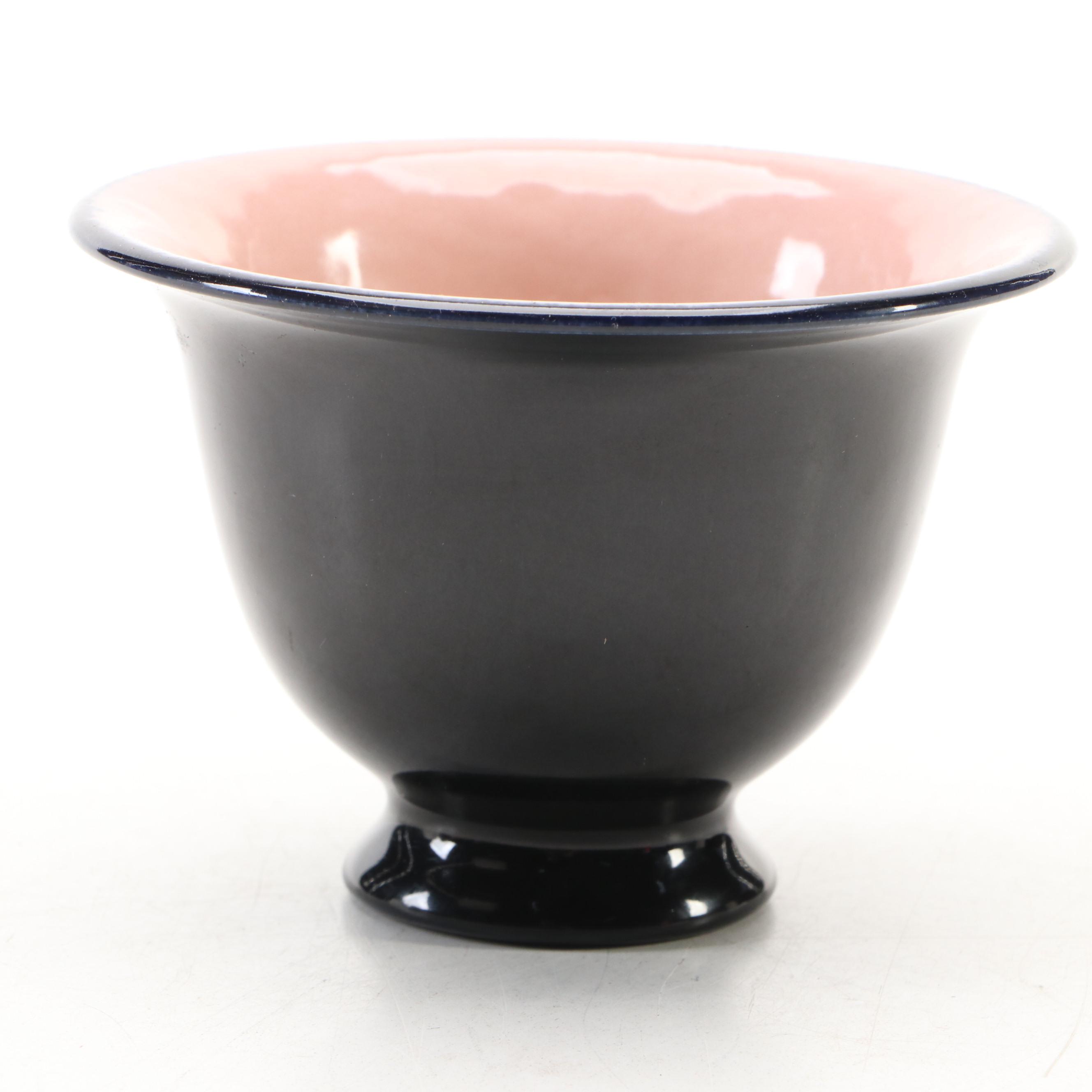 Rookwood Pottery High Glaze Footed Bowl, 1918