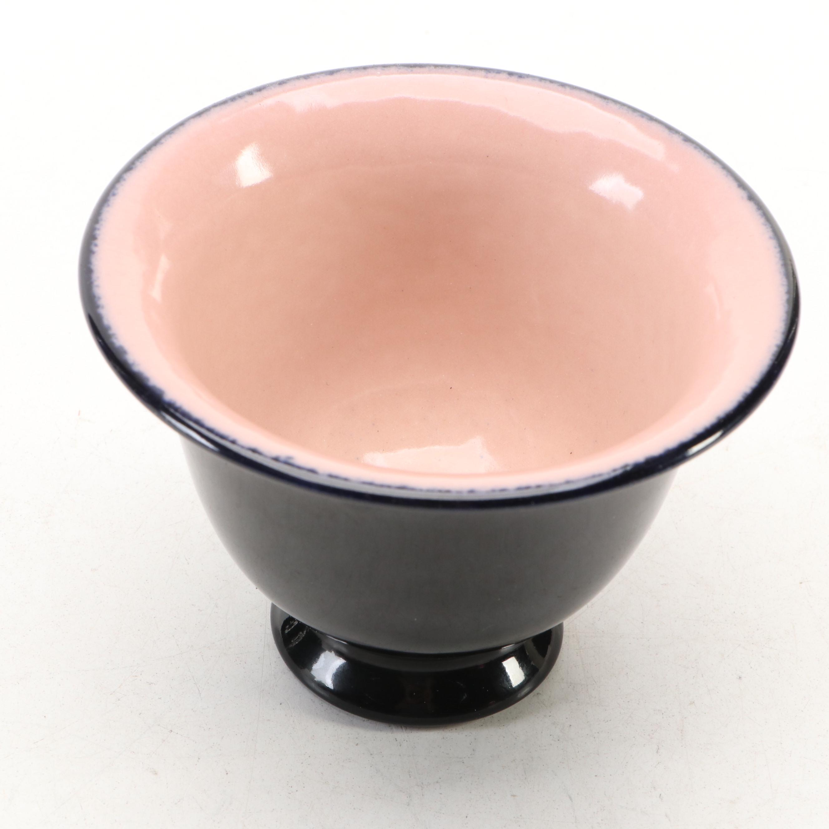 Rookwood Pottery High Glaze Footed Bowl, 1918