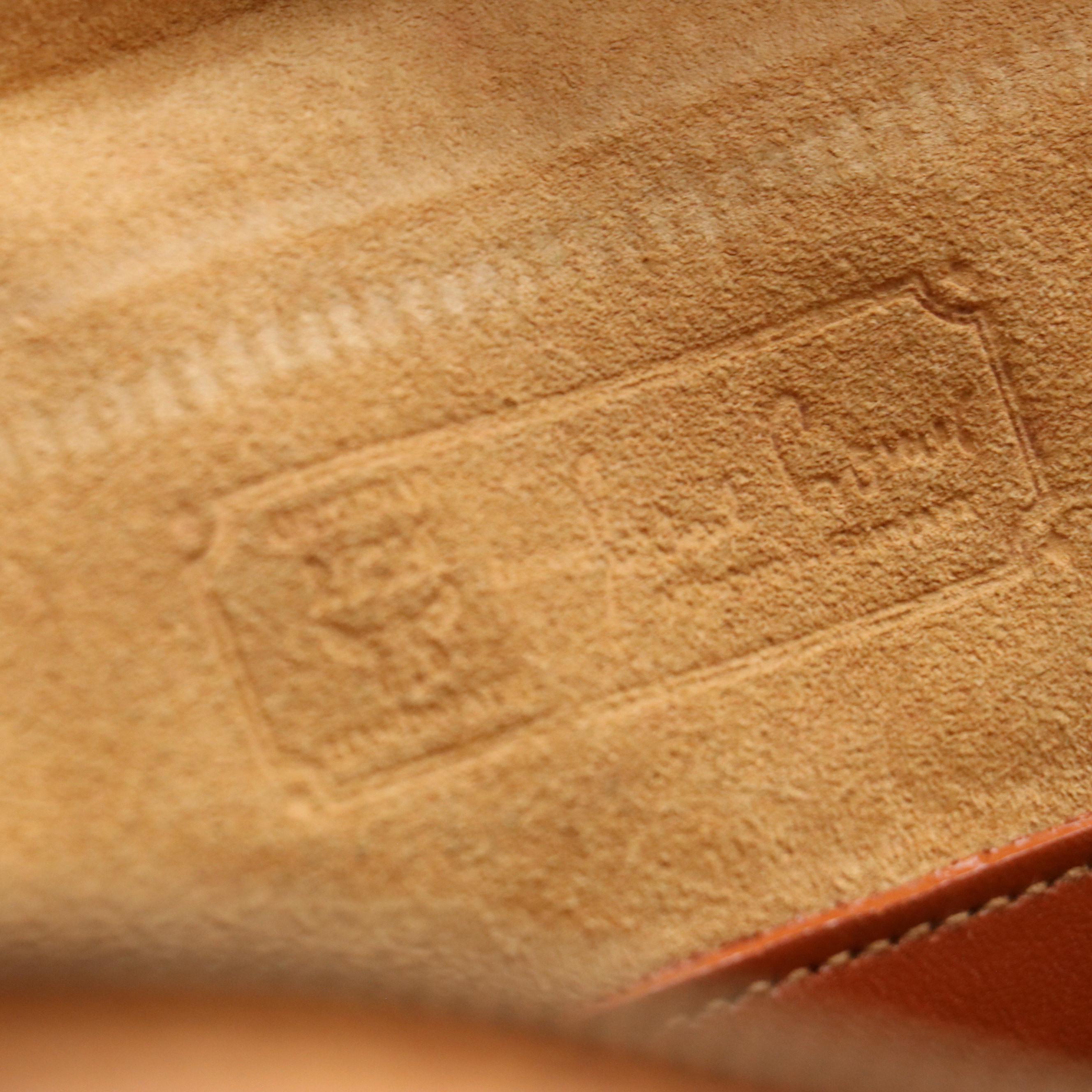 MCM Long Handle Zip Tote in Cognac Visetos Canvas