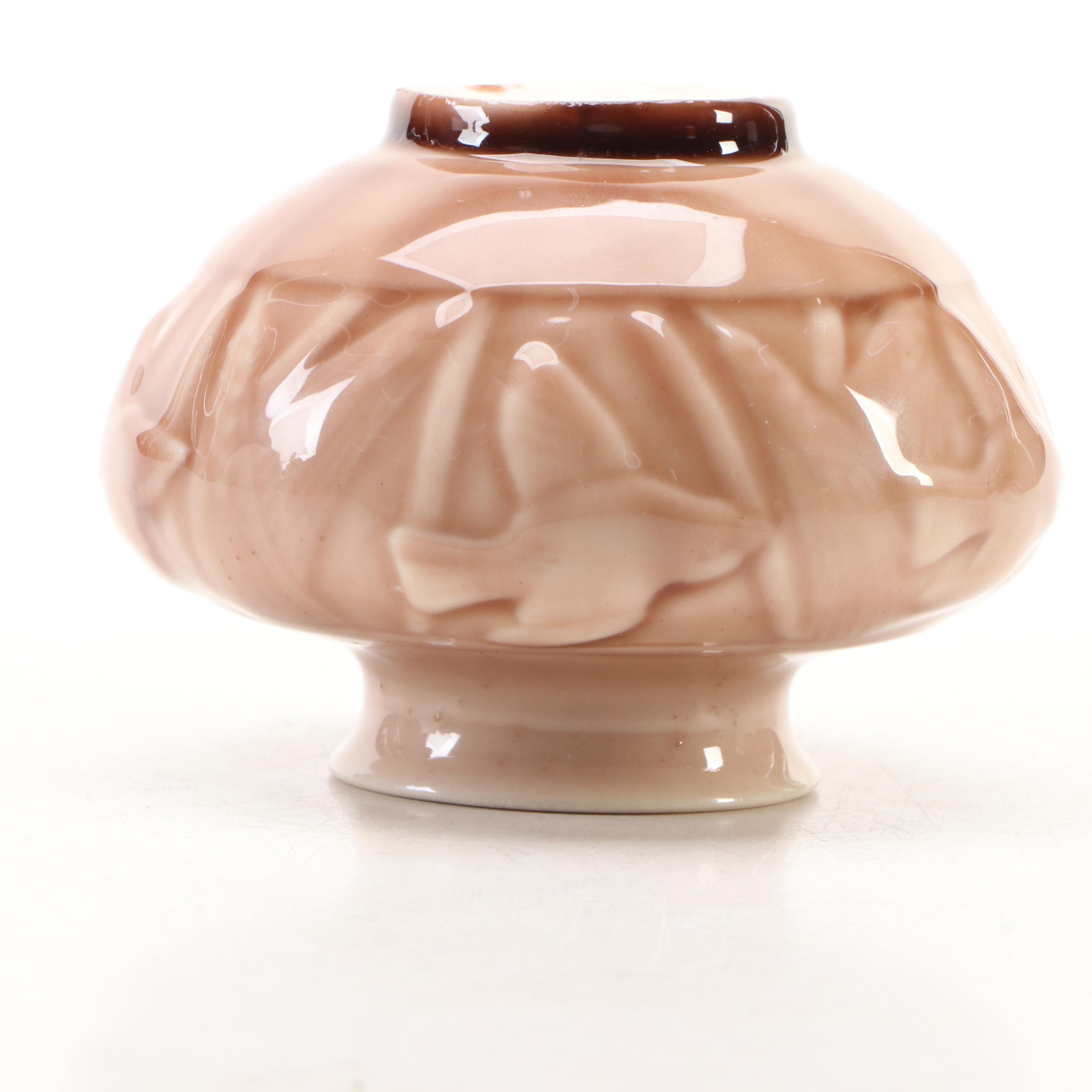 Rookwood Pottery Glazed Ceramic Production Vase with Bird Motif, 1944