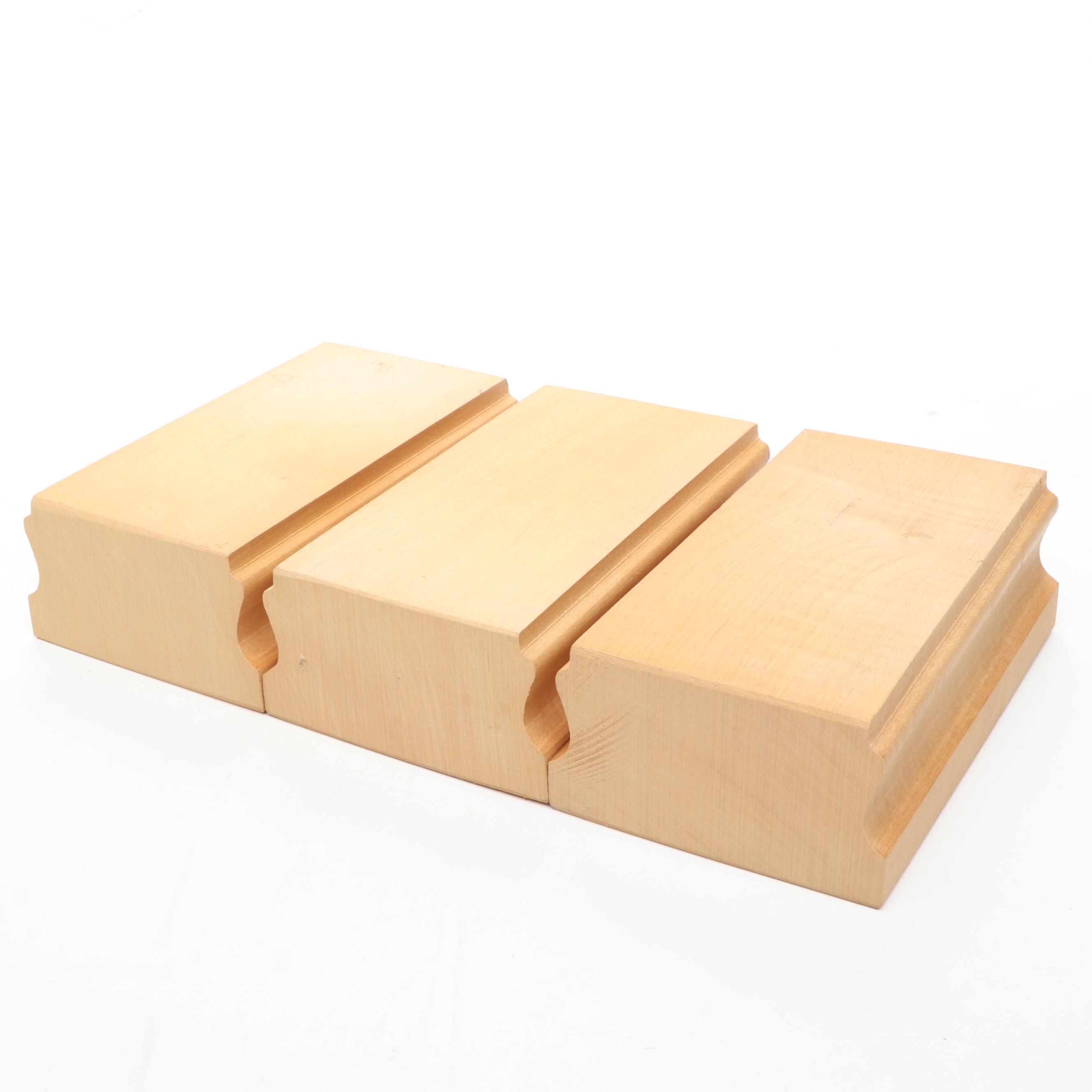 Singaporean Hand-Carved Wood Cookie Molds with Western German Cake Molds