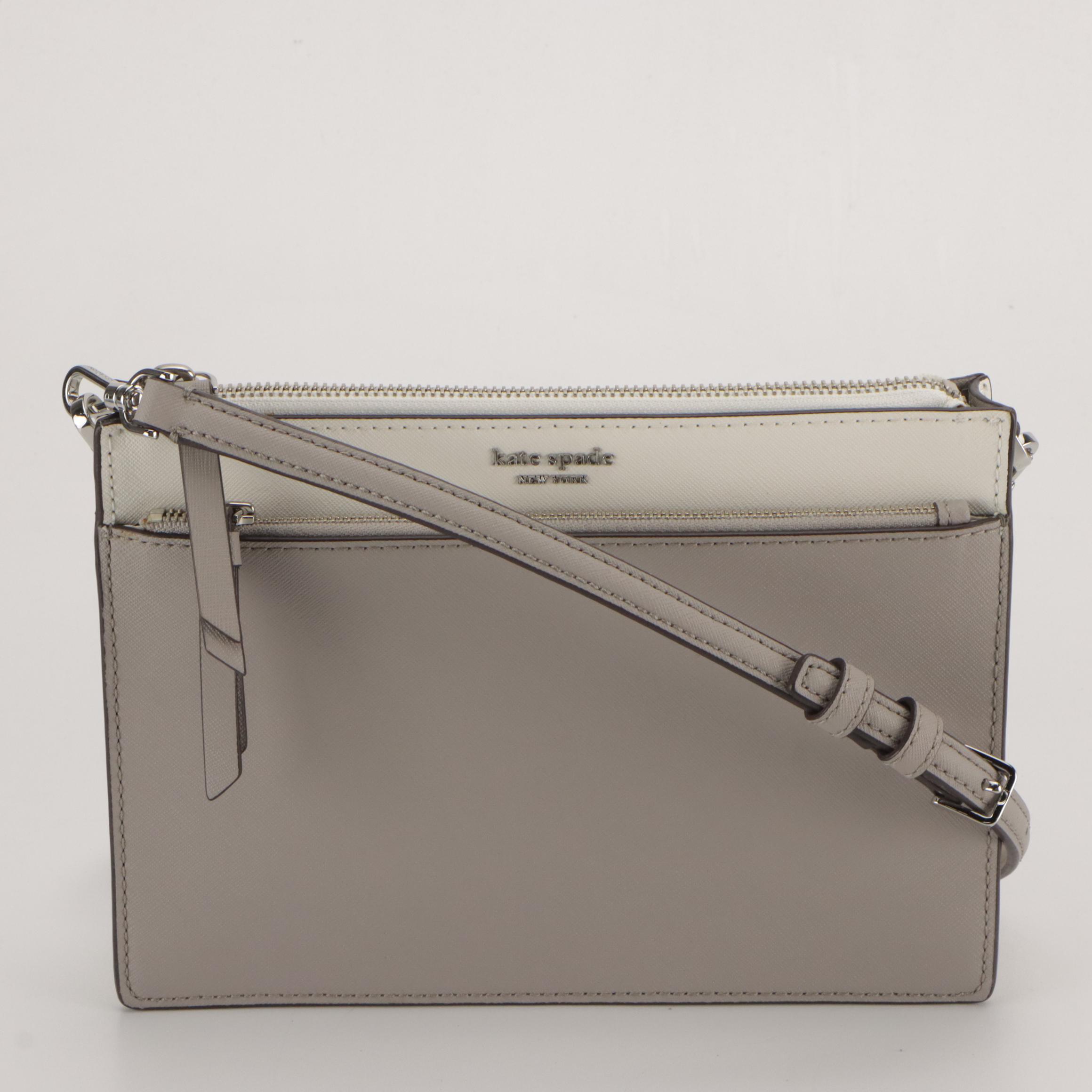 Kate Spade Bicolor Cameron Zip Crossbody and Bifold Wallet in Saffiano Leather