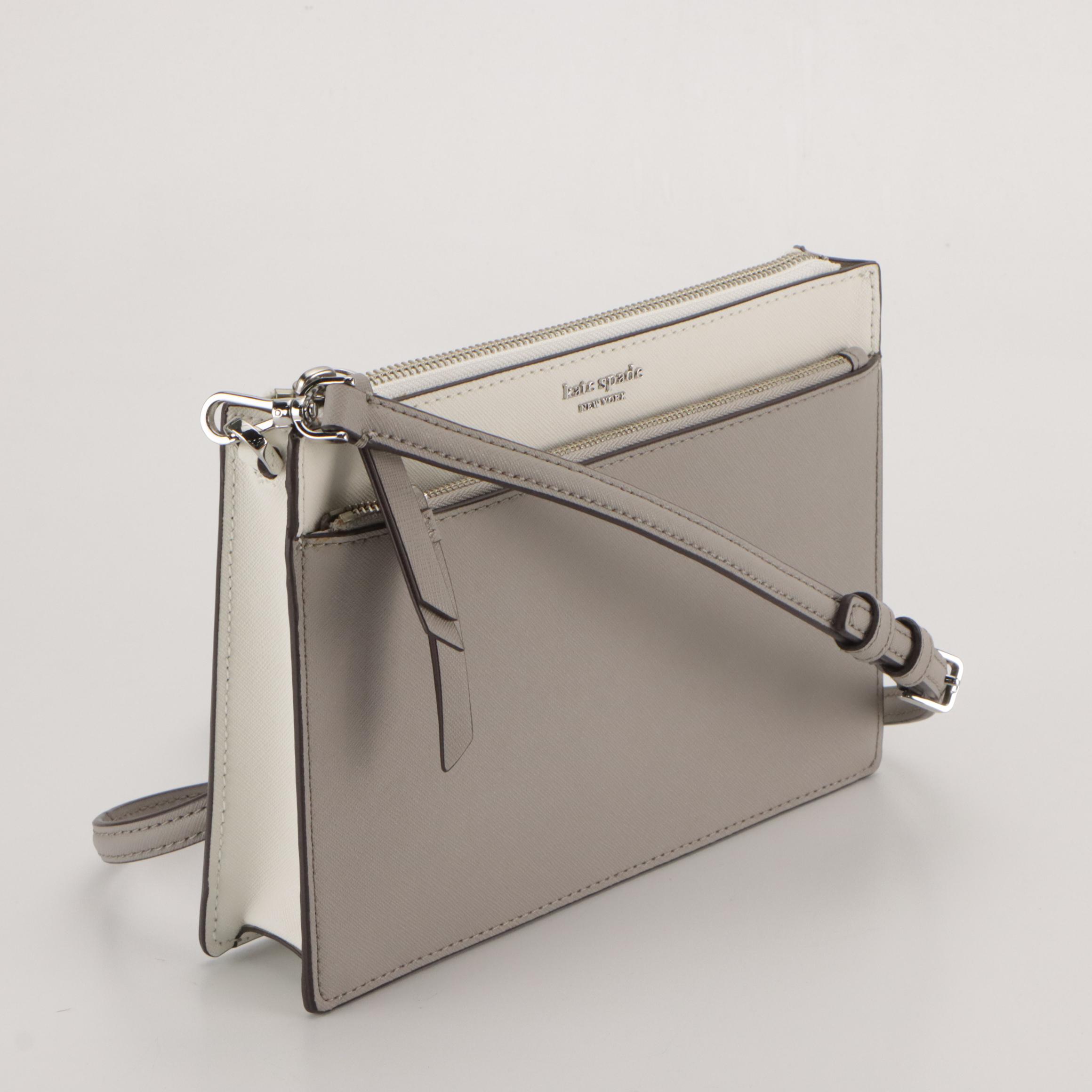 Kate Spade Bicolor Cameron Zip Crossbody and Bifold Wallet in Saffiano Leather