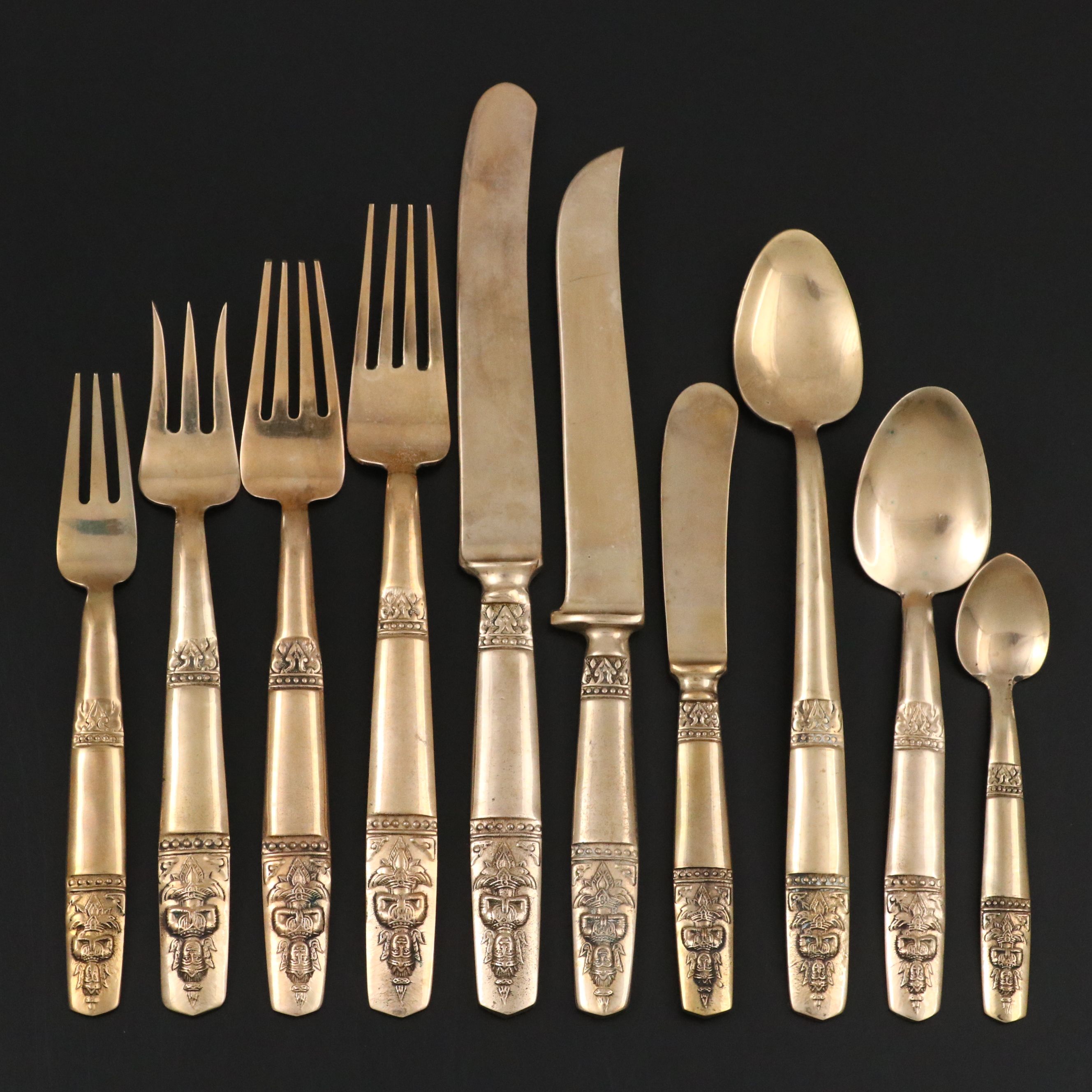 Thai Brass Flatware