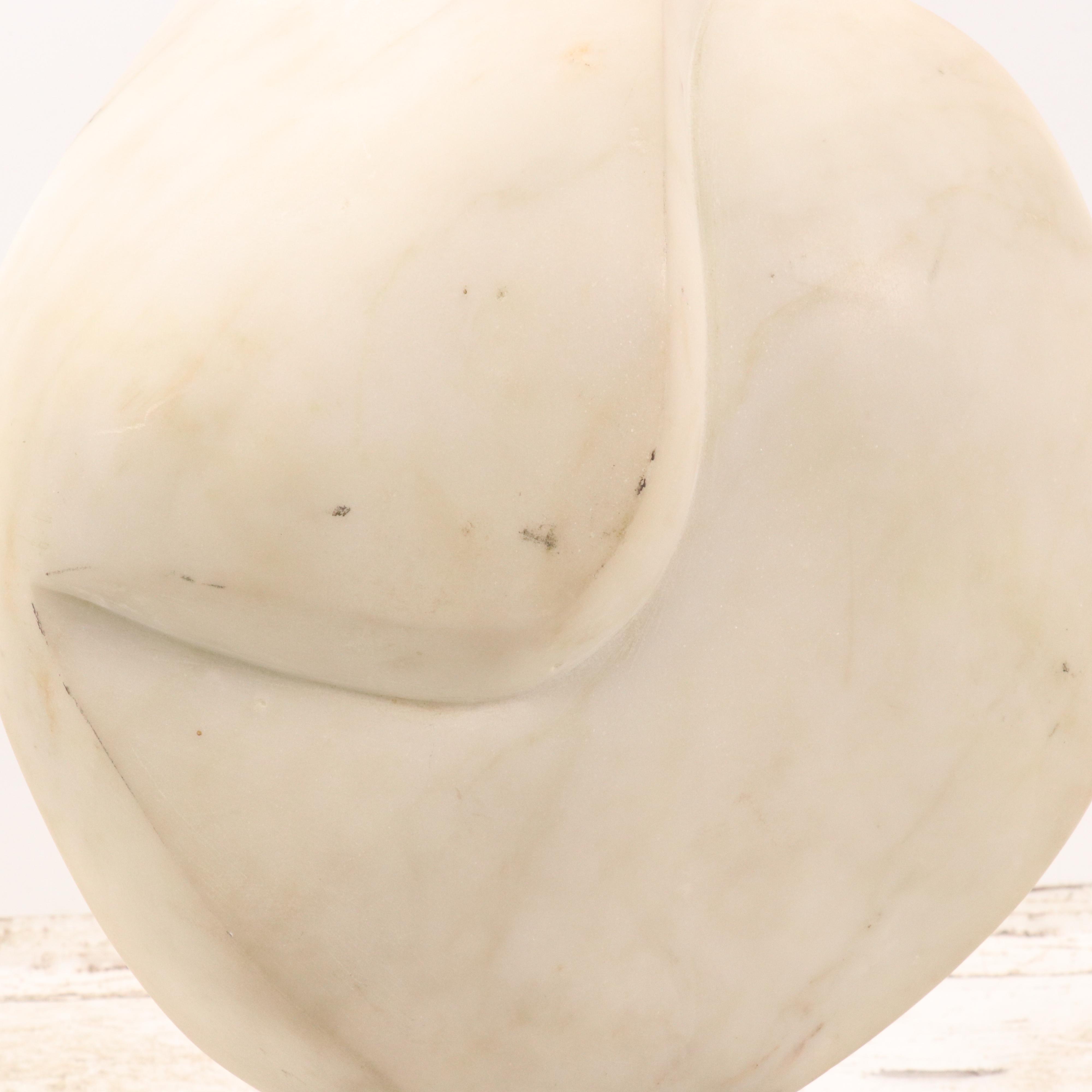 Emma De Sigaldi Mid Century Modern Carved Marble Sculpture