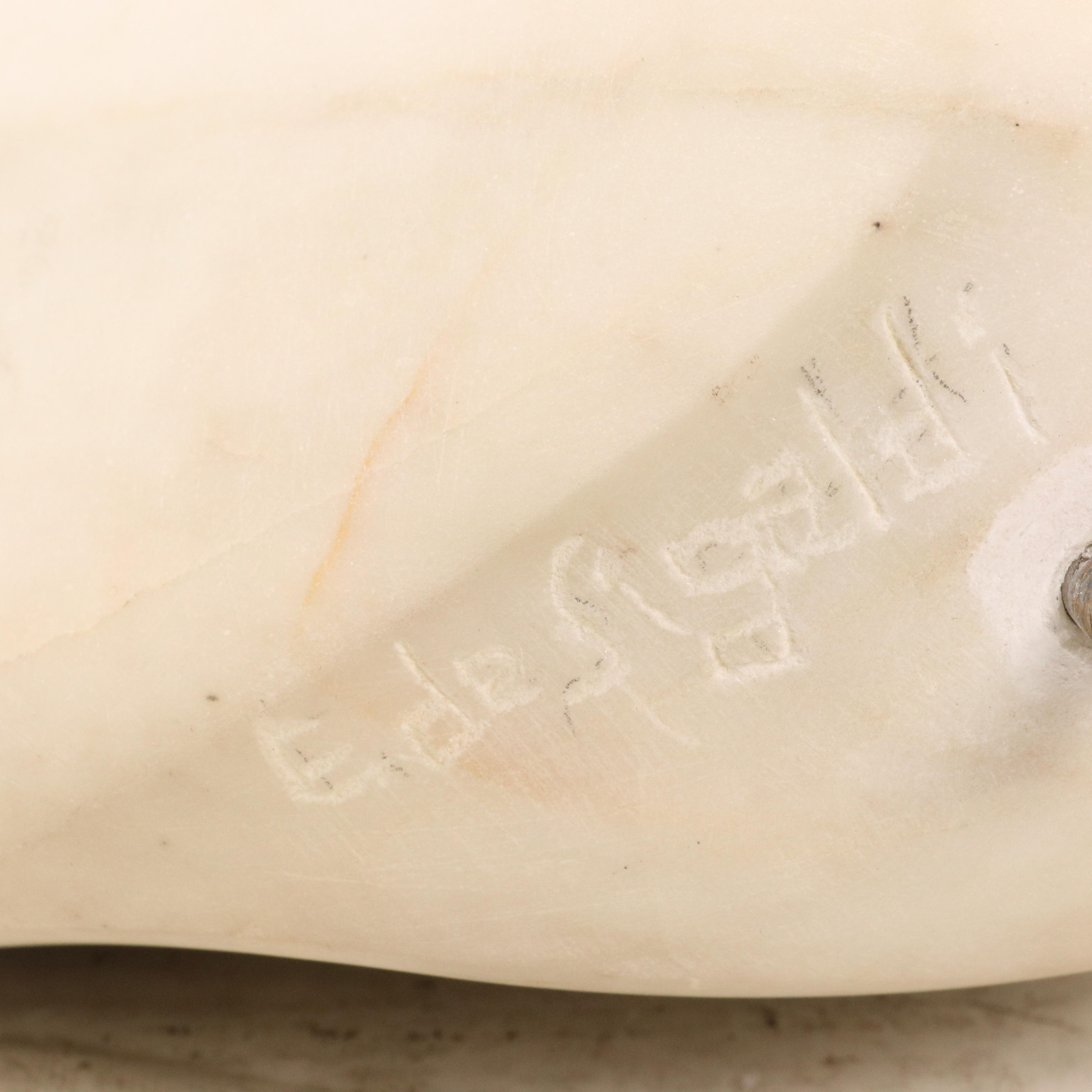 Emma De Sigaldi Mid Century Modern Carved Marble Sculpture