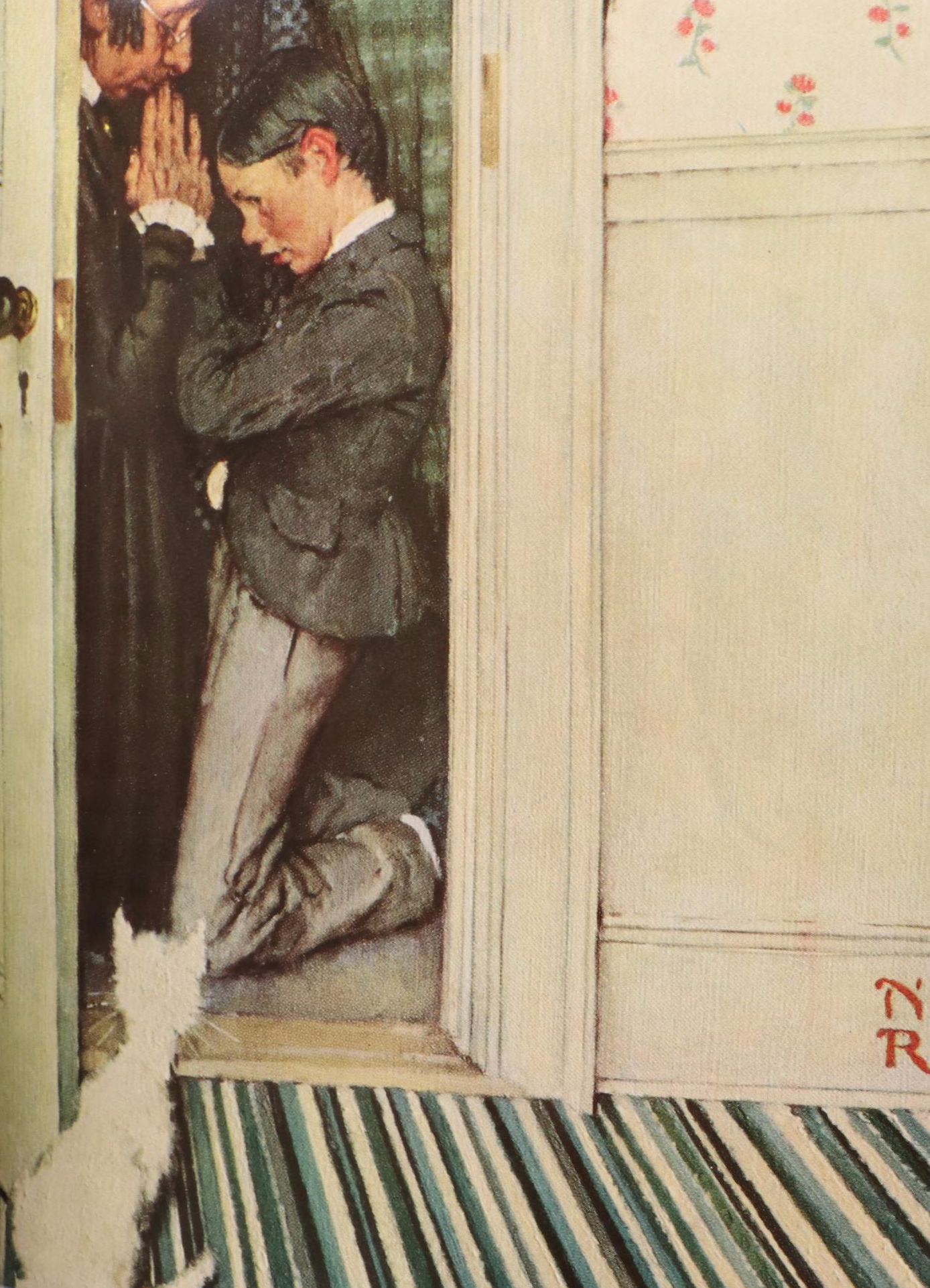 Norman Rockwell Illustrated "Tom Sawyer and Huckleberry Finn" by Mark Twain