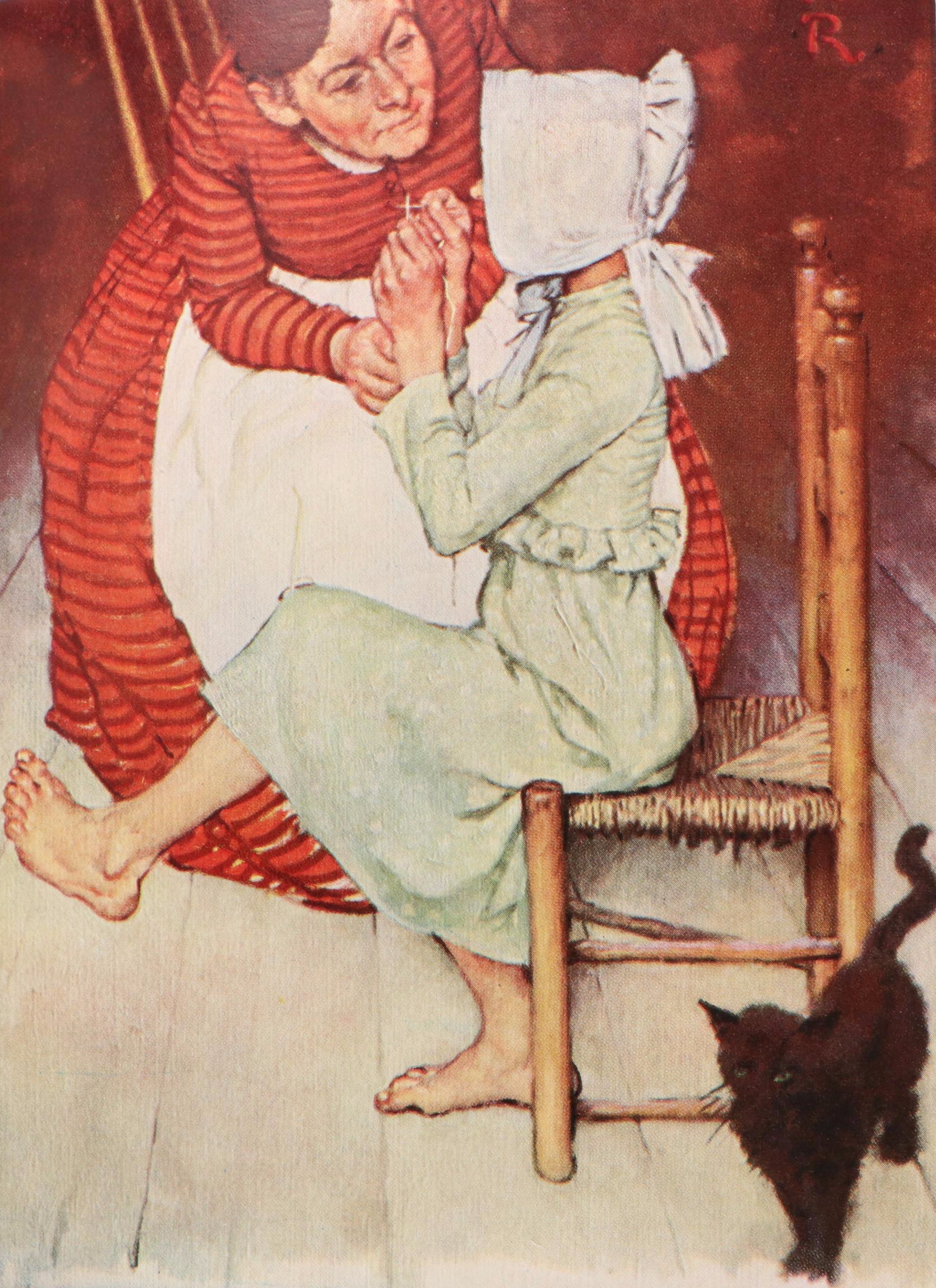 Norman Rockwell Illustrated "Tom Sawyer and Huckleberry Finn" by Mark Twain