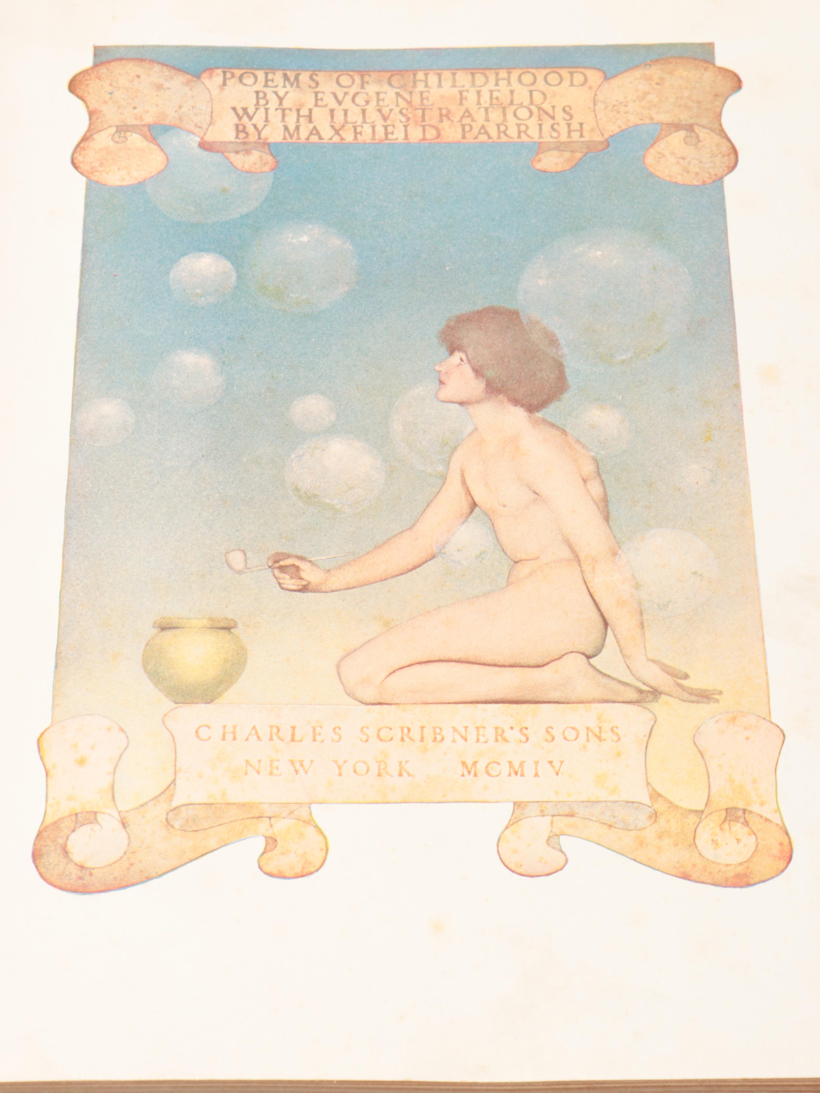 Maxfield Parrish Illustrated First Edition "Poems of Childhood" by Eugene Field
