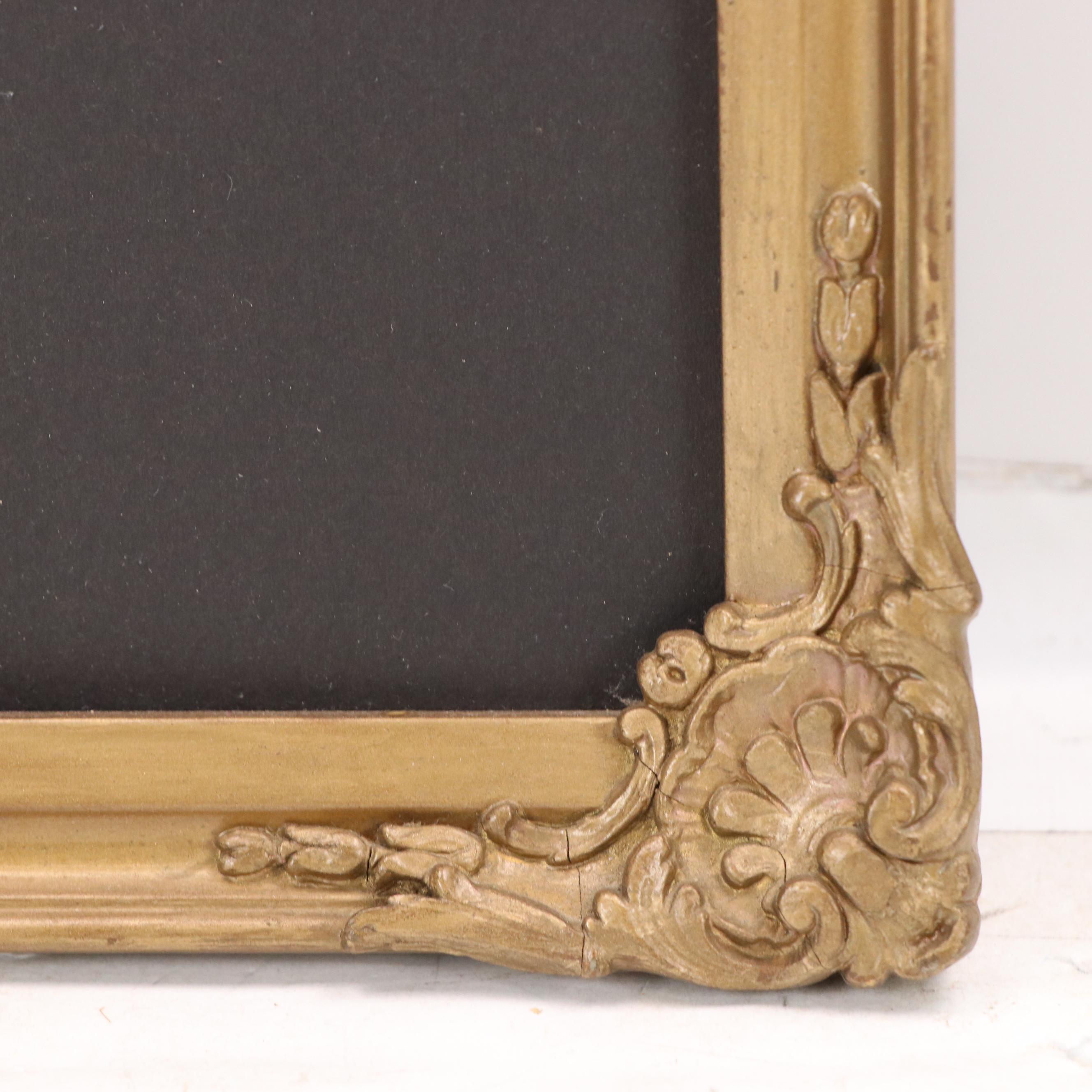 Abstract Figurative Mixed Media Assemblage of Woman With Mouth Agape