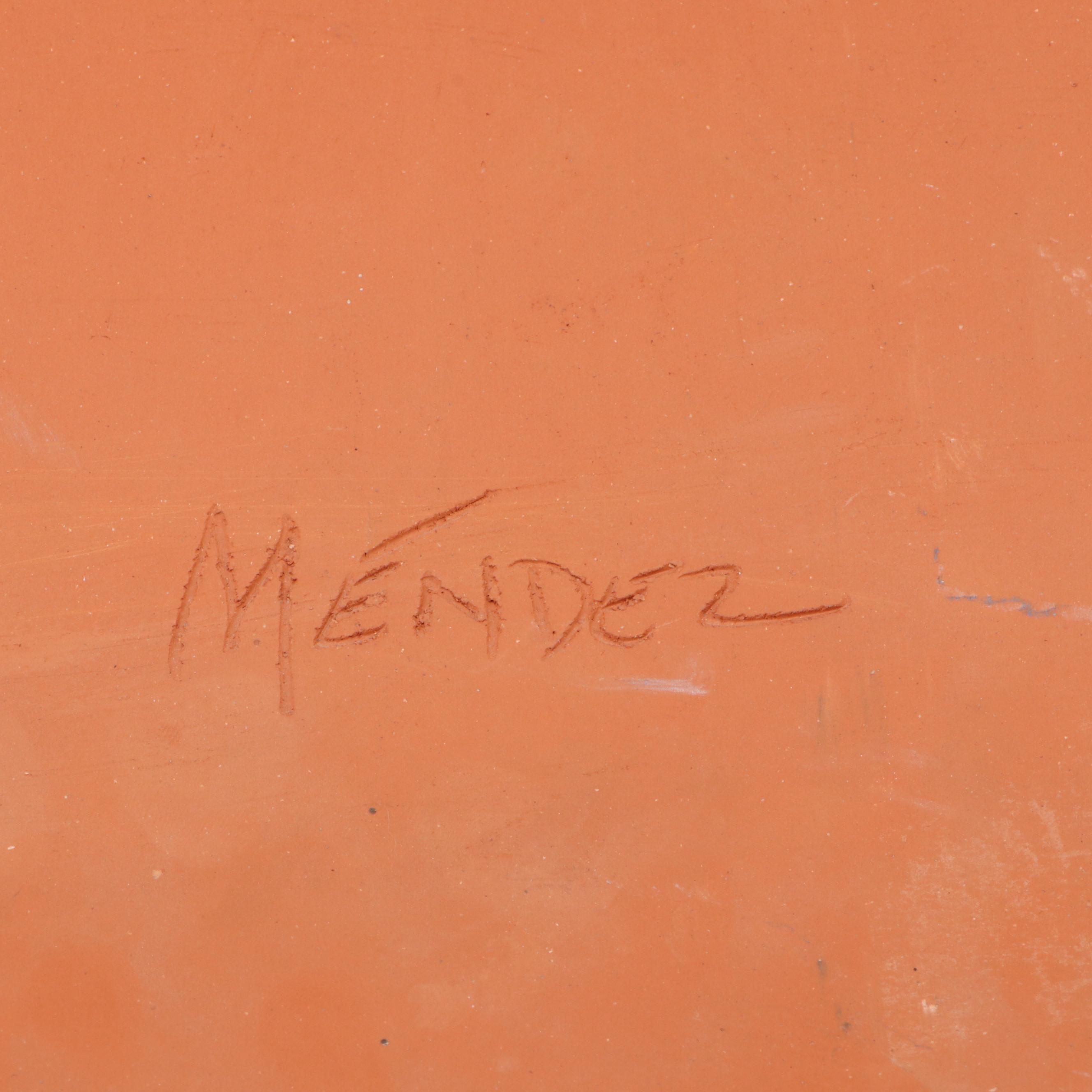 Louis Mendez Pottery Folk Art Wall Hanging