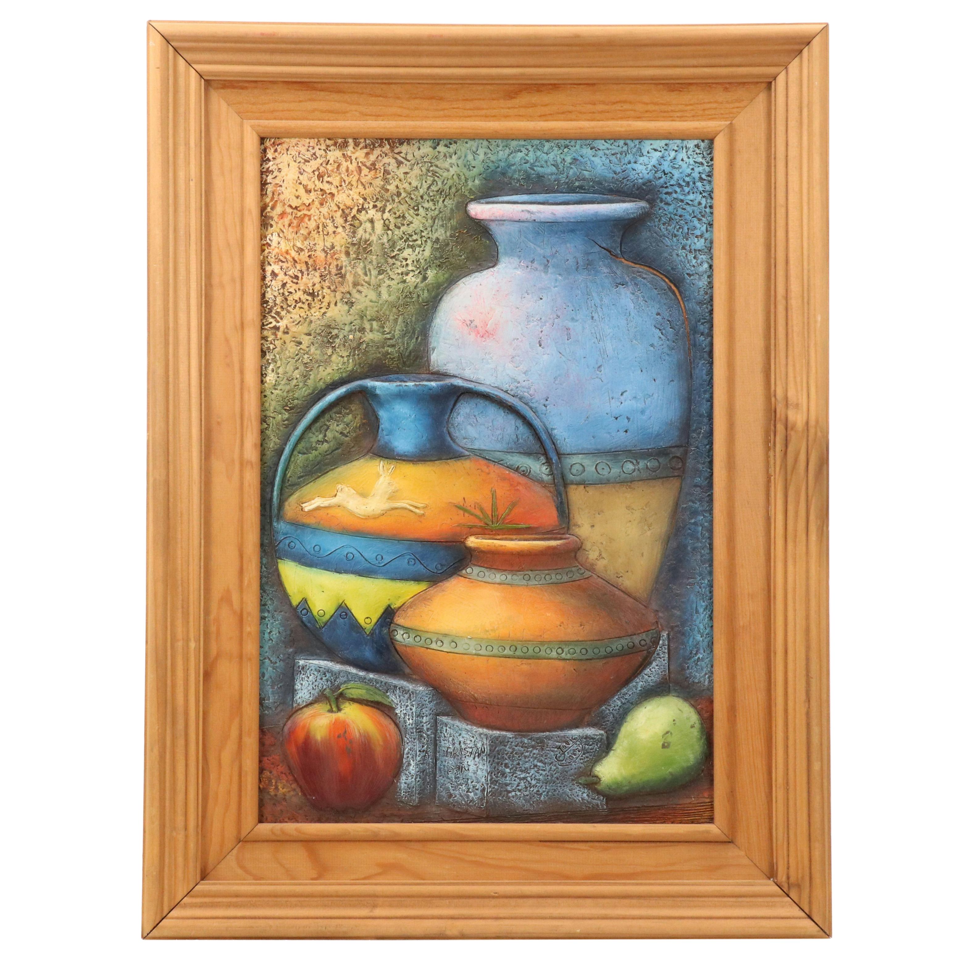 Mixed Media Still Life Relief, 2002