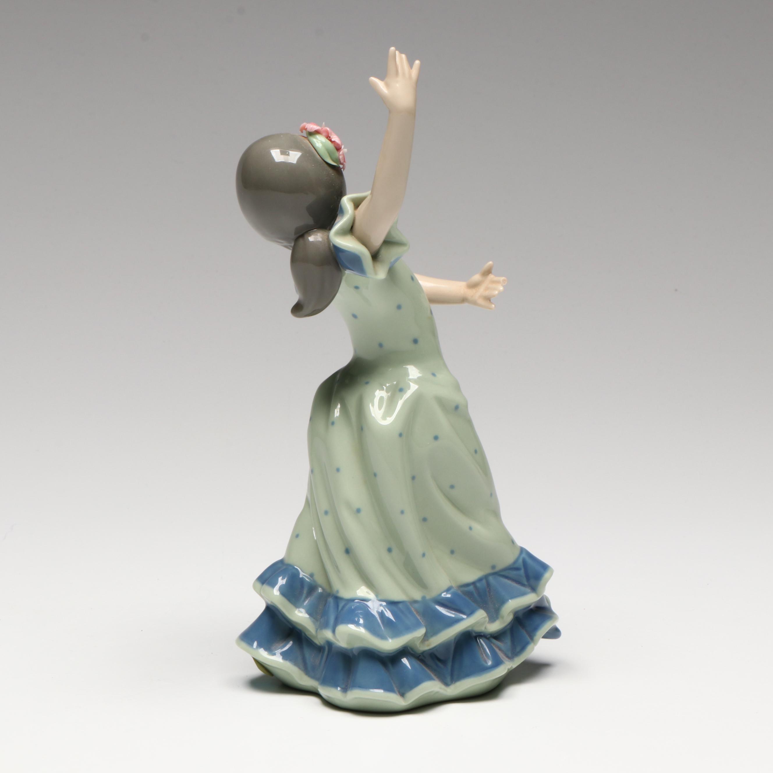 Lladró "Lolita" Porcelain Figurine Designed by Juan Huerta, Late 20th Century