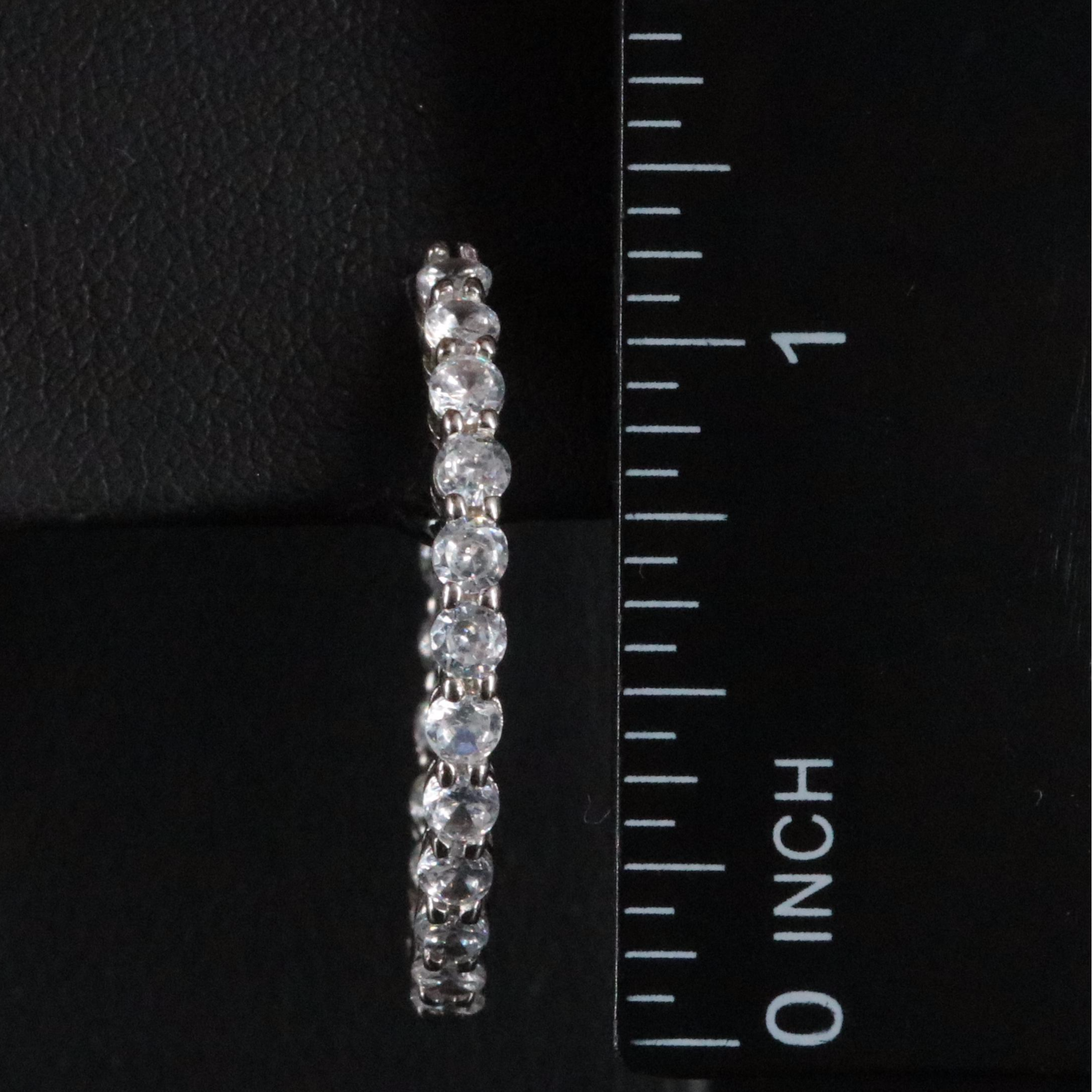 Sterling Inside Out Diamond Hoop Earrings