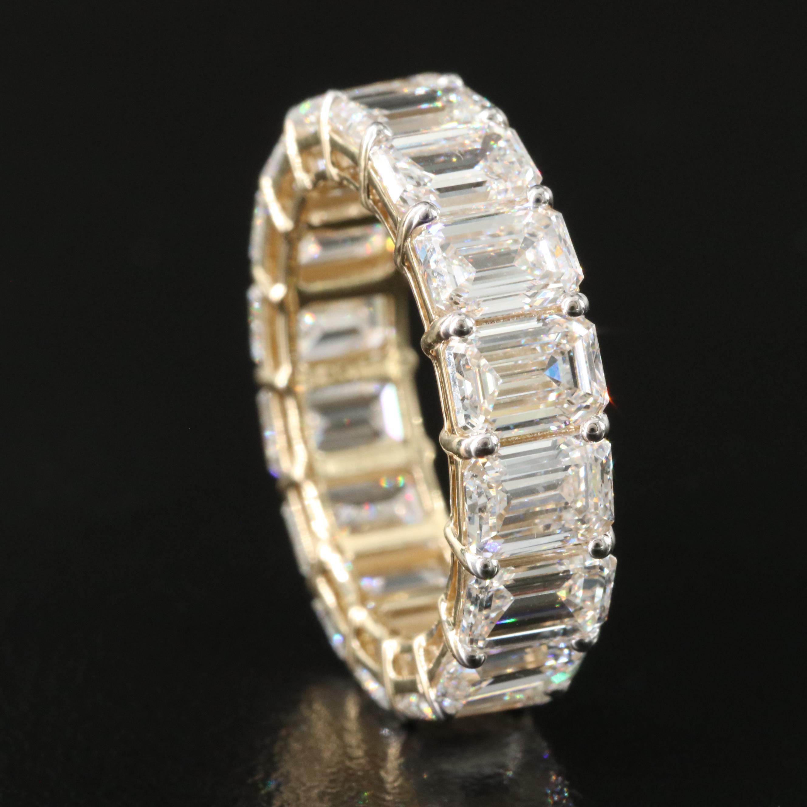 14K 8.75 CTW Lab Grown Diamond Eternity Band