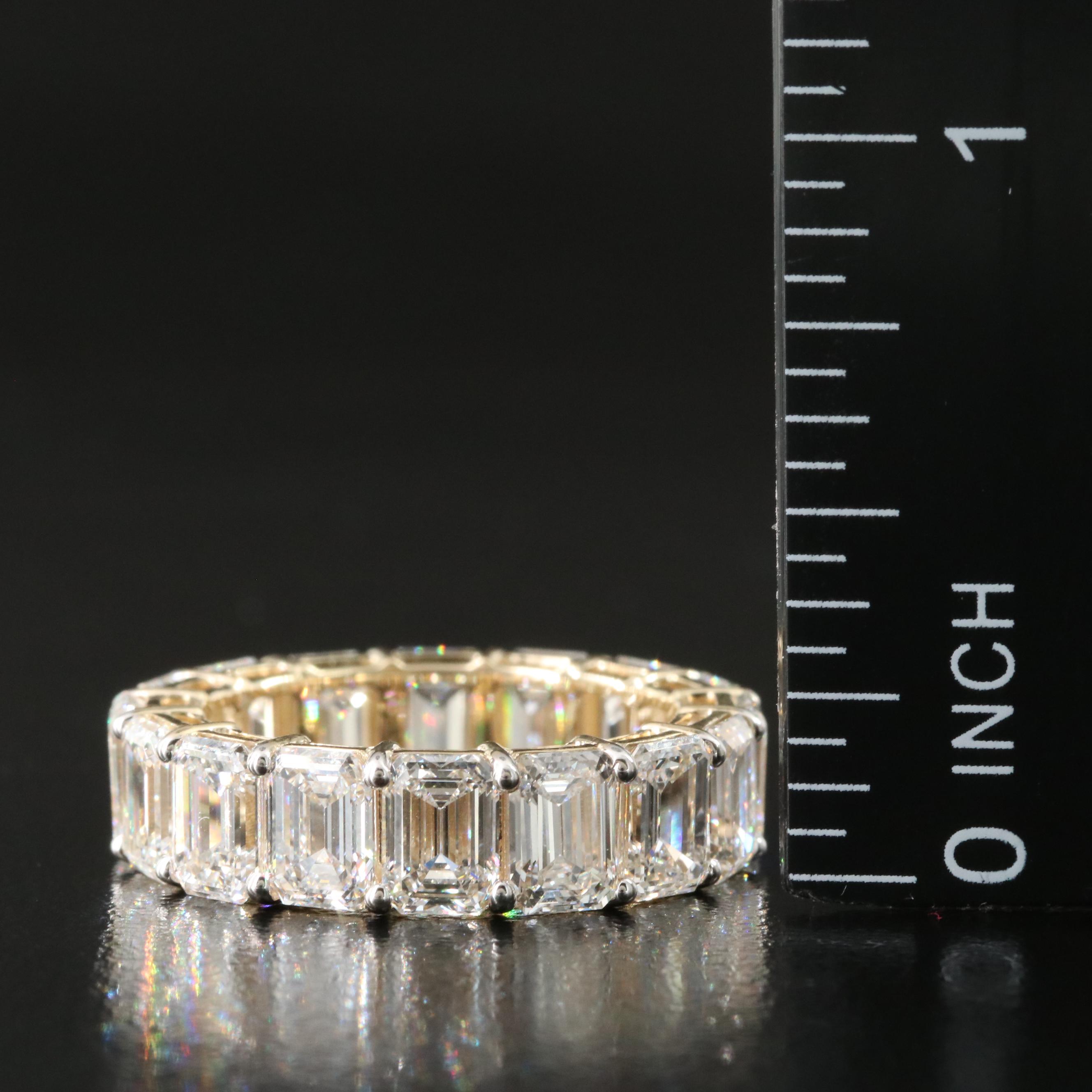 14K 8.75 CTW Lab Grown Diamond Eternity Band
