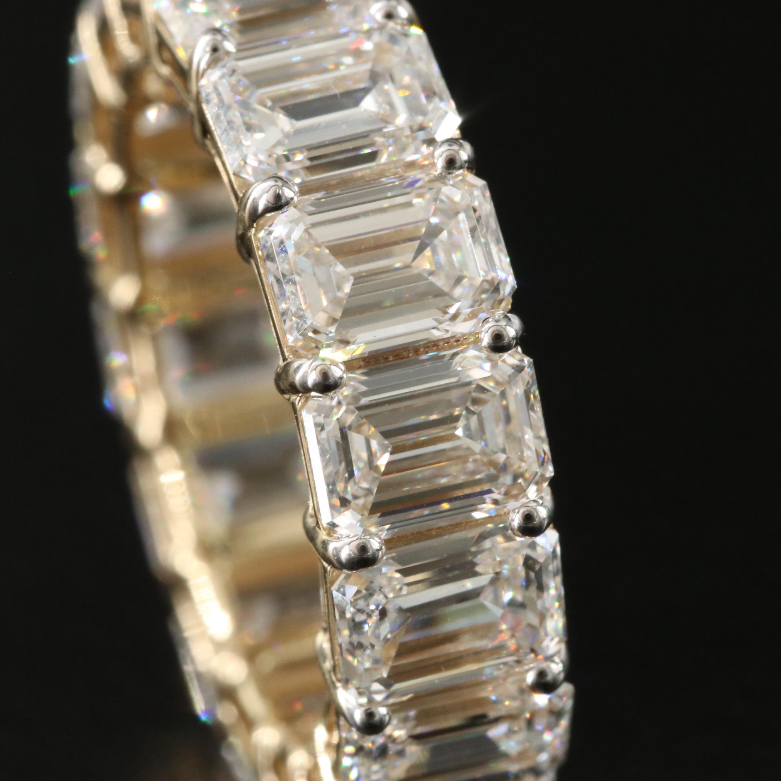 14K 8.75 CTW Lab Grown Diamond Eternity Band