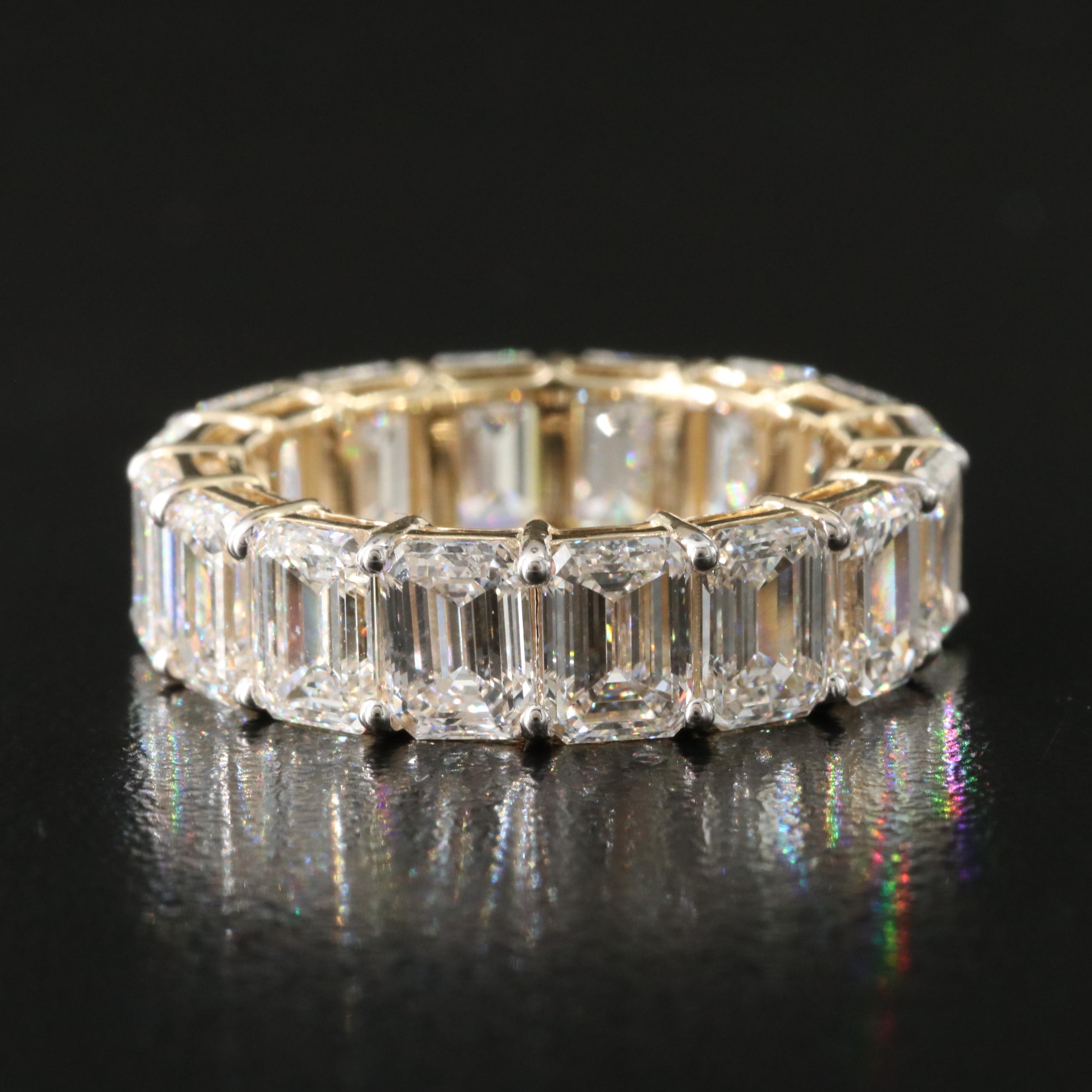 14K 8.75 CTW Lab Grown Diamond Eternity Band