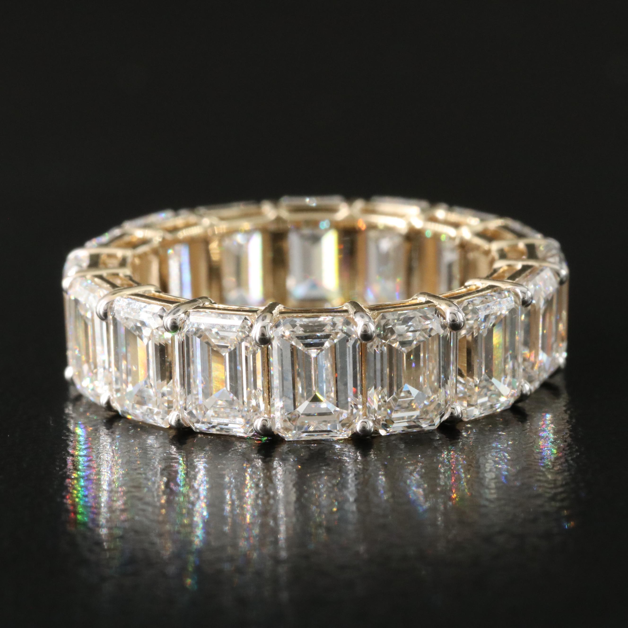 14K 8.75 CTW Lab Grown Diamond Eternity Band