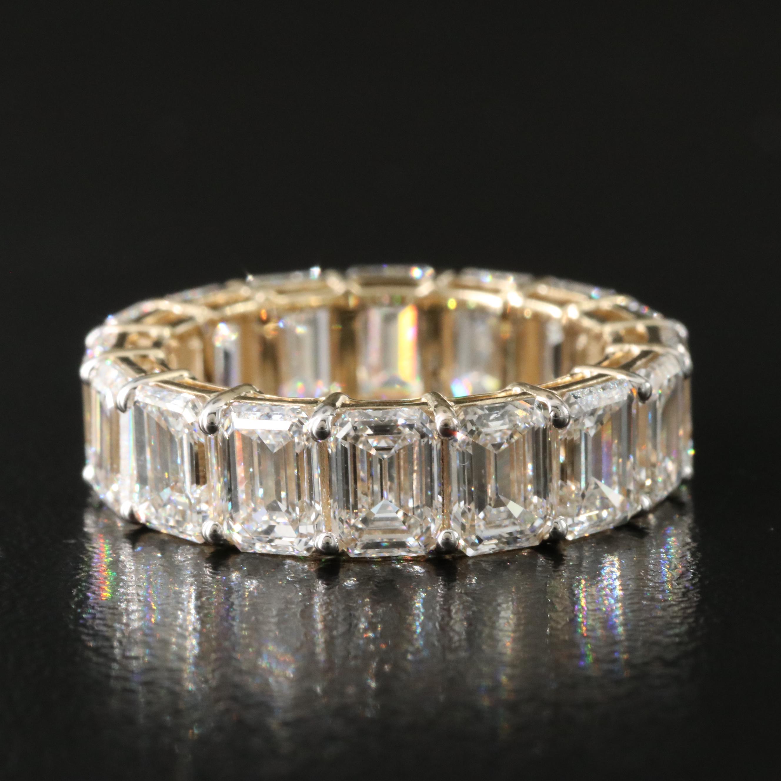 14K 8.75 CTW Lab Grown Diamond Eternity Band