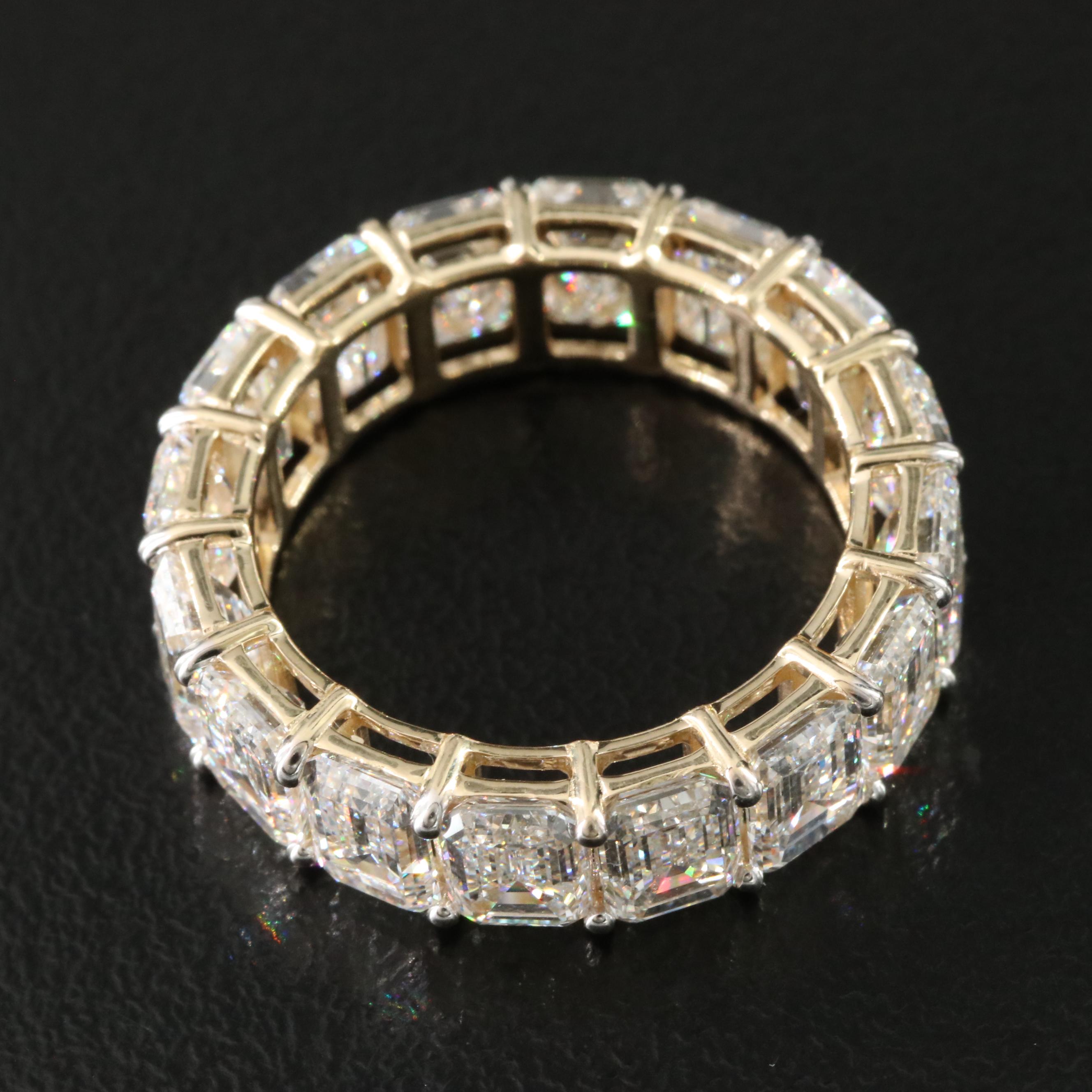 14K 8.75 CTW Lab Grown Diamond Eternity Band