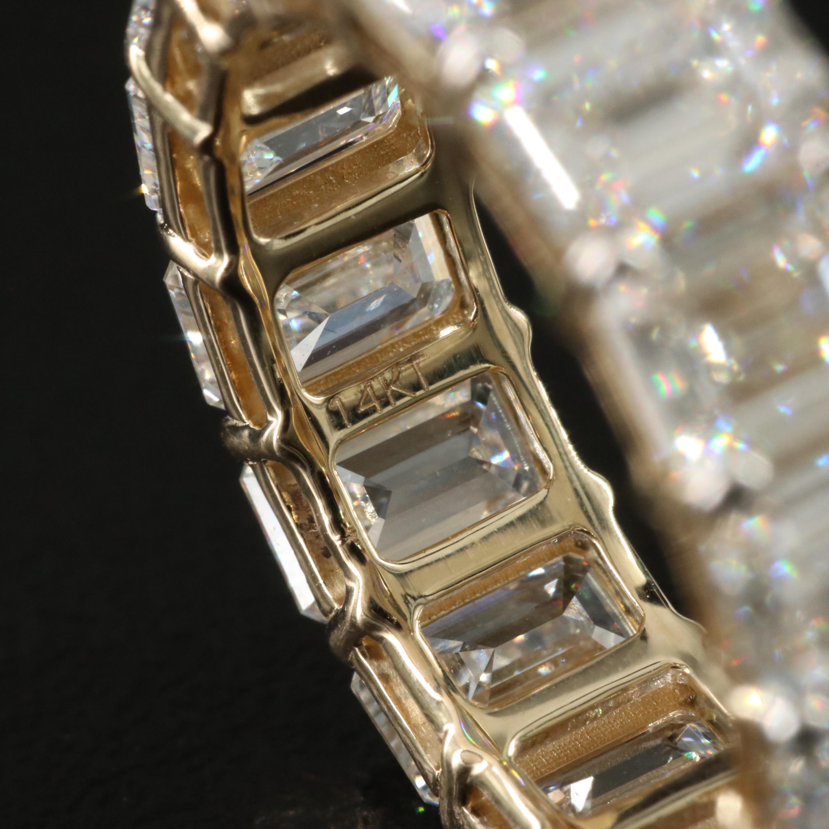 14K 8.75 CTW Lab Grown Diamond Eternity Band