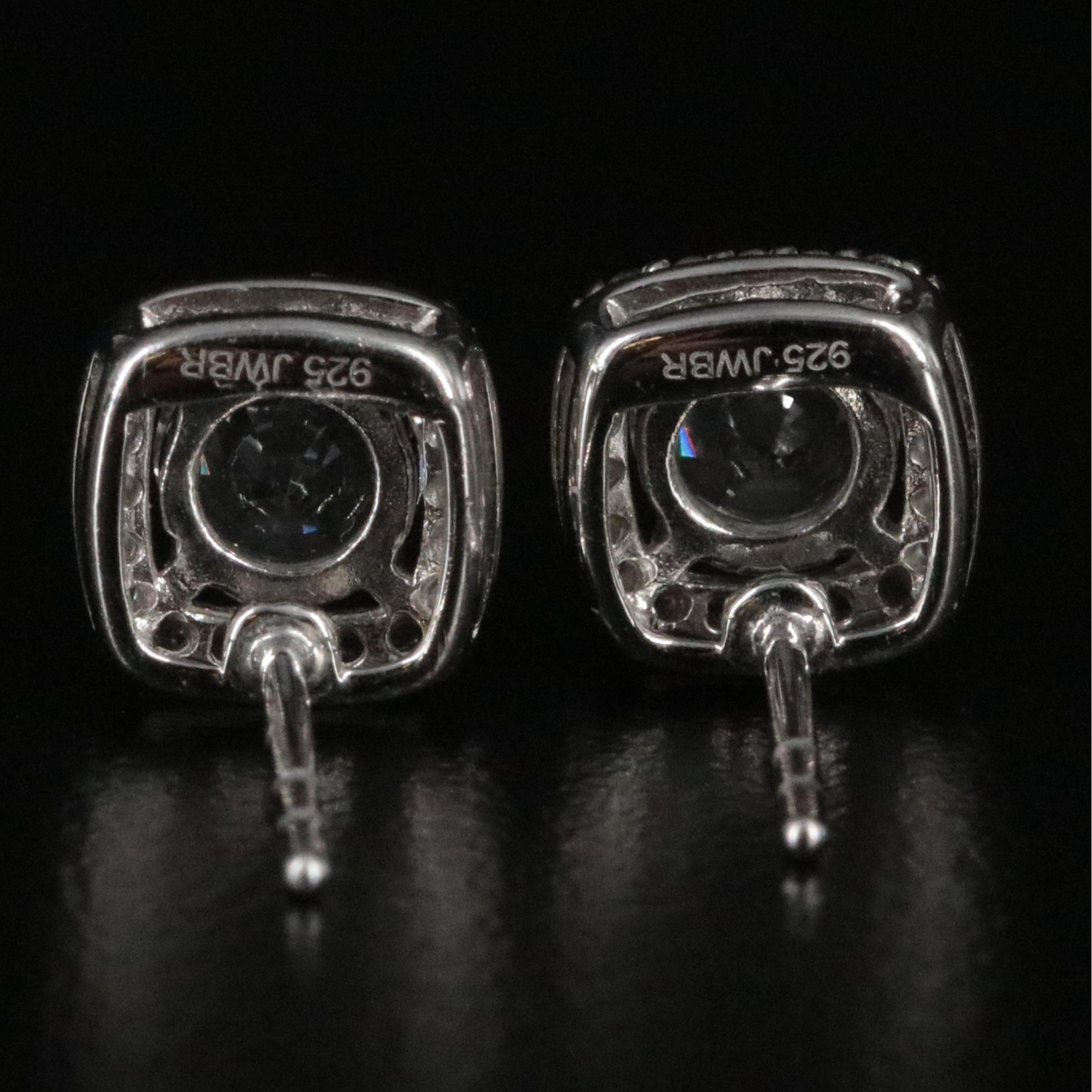 Sterling White Sapphire Earrings