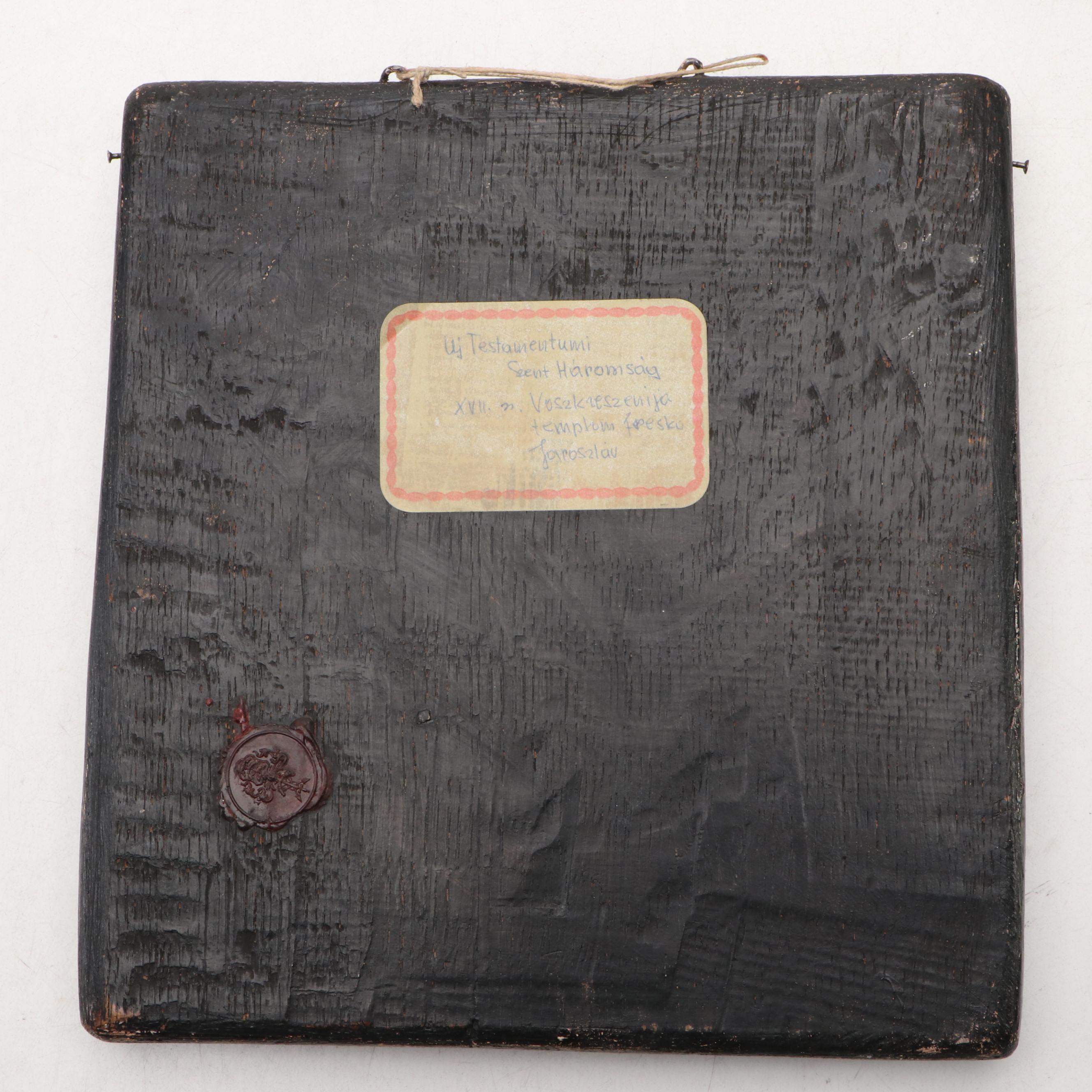 Hungarian Orthodox Church Hand-Painted Otechestvo with More Icons