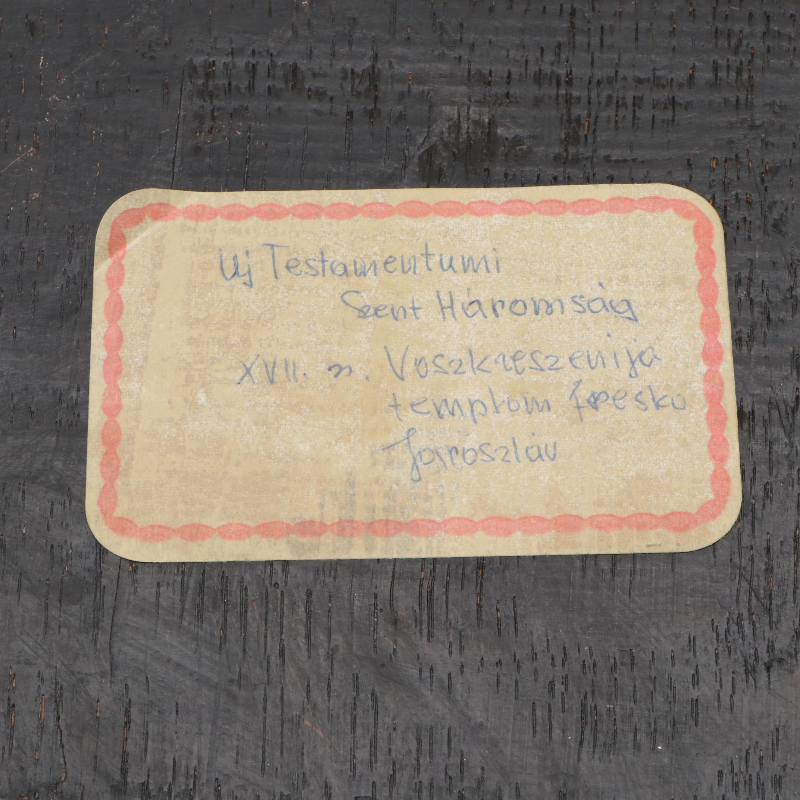 Hungarian Orthodox Church Hand-Painted Otechestvo with More Icons