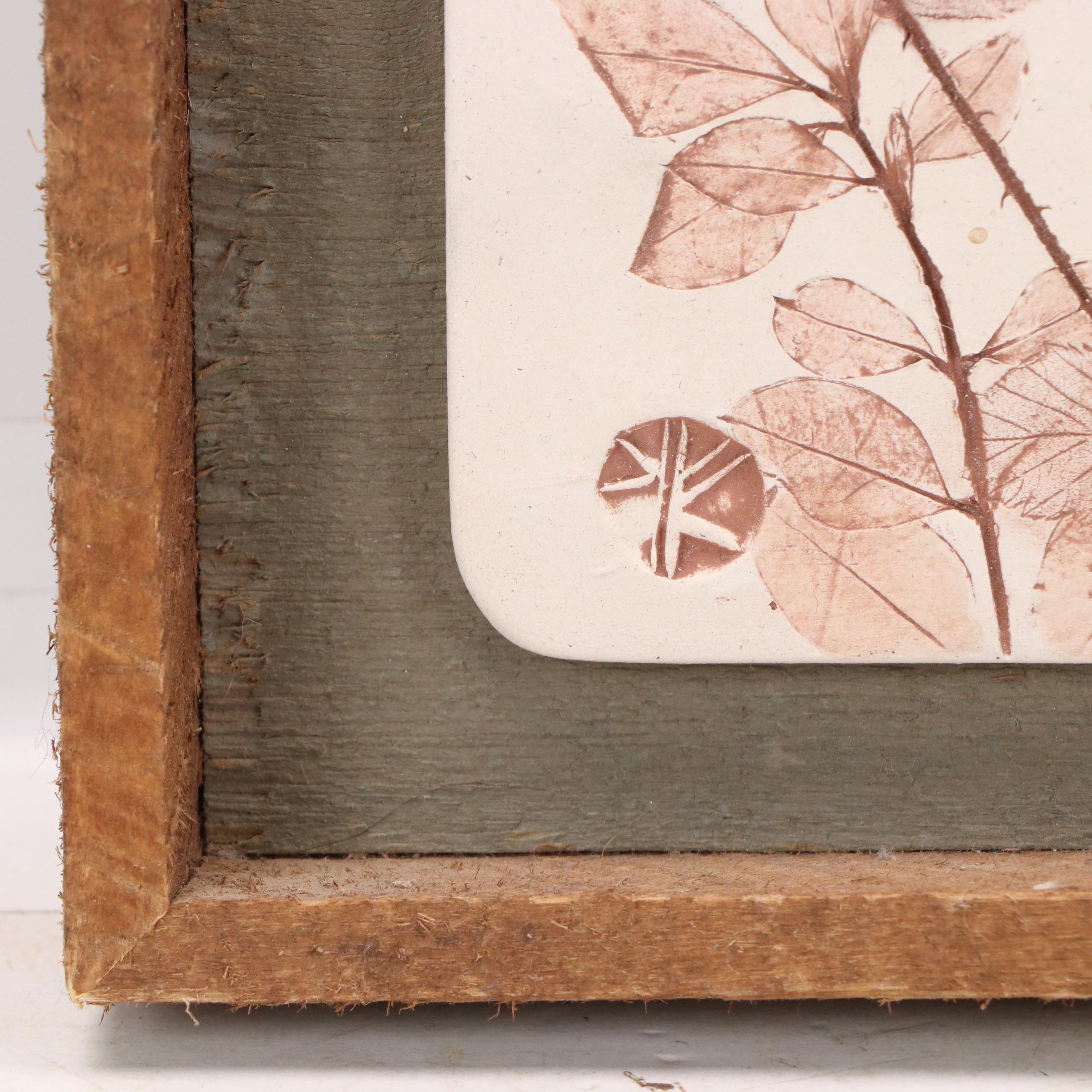 Cricket Relief Print "Wild Flowers," Late 20th Century, and More