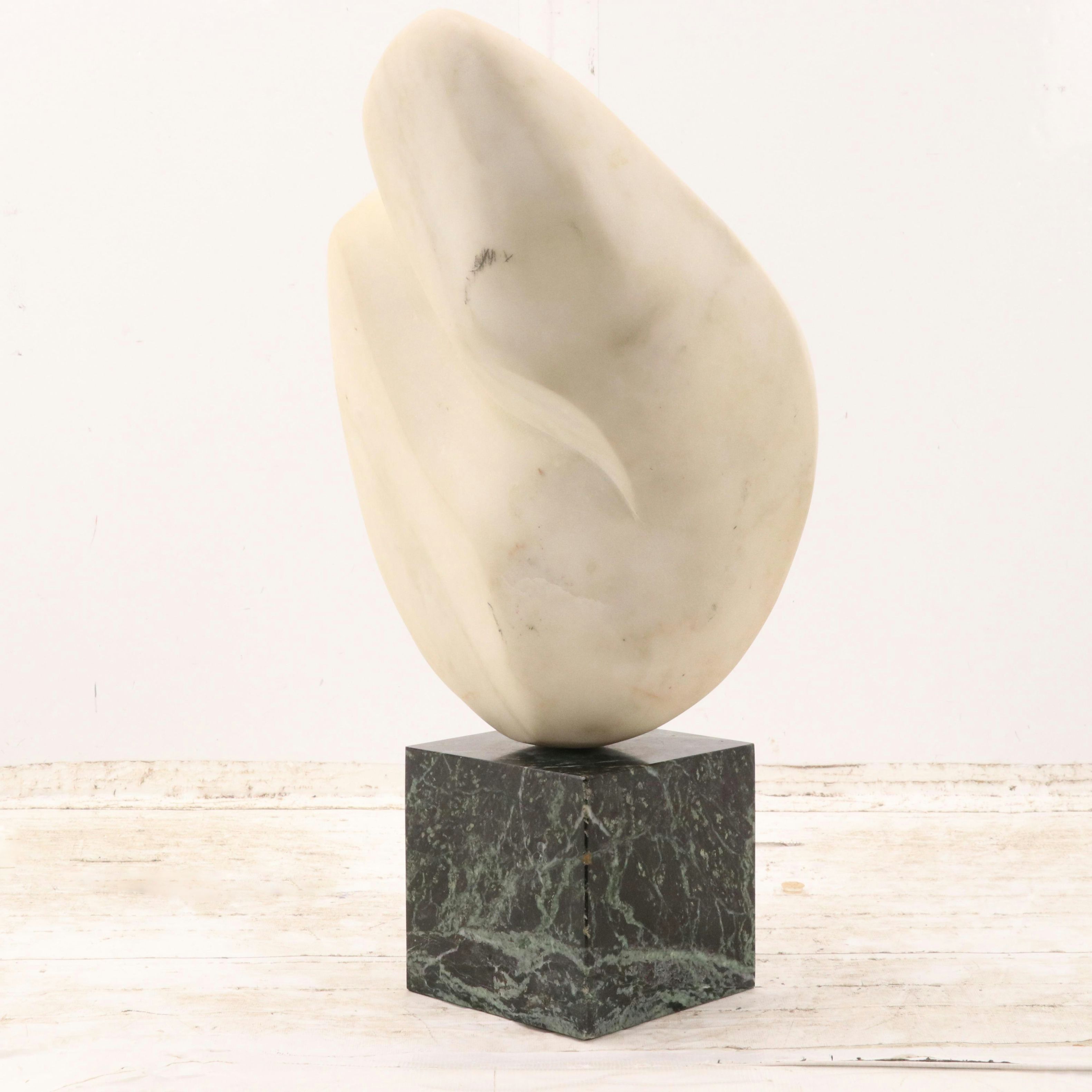 Emma De Sigaldi Mid Century Modern Carved Marble Sculpture