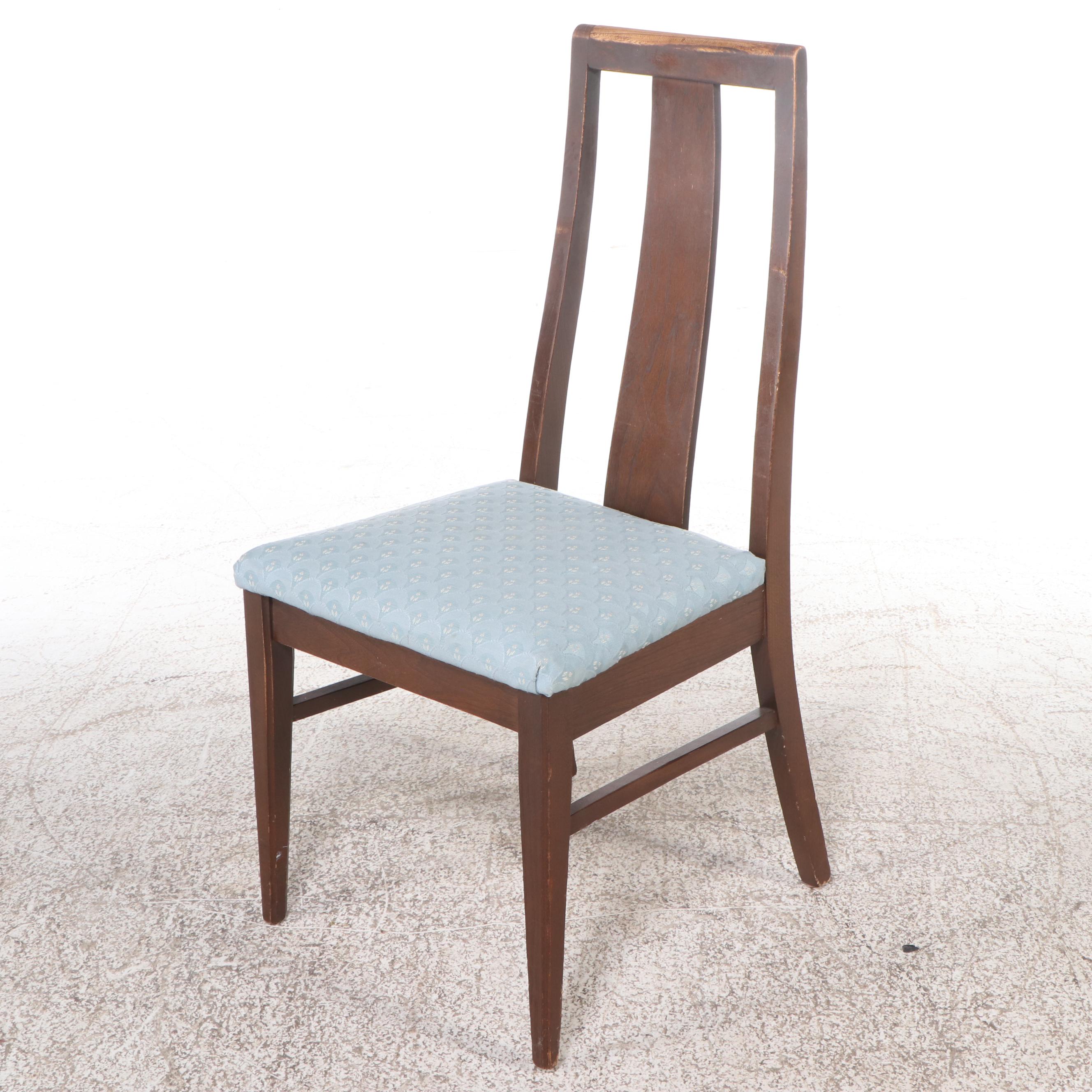 Mid Century Modern Walnut Five-Piece Dining Set, Mid-20th Century