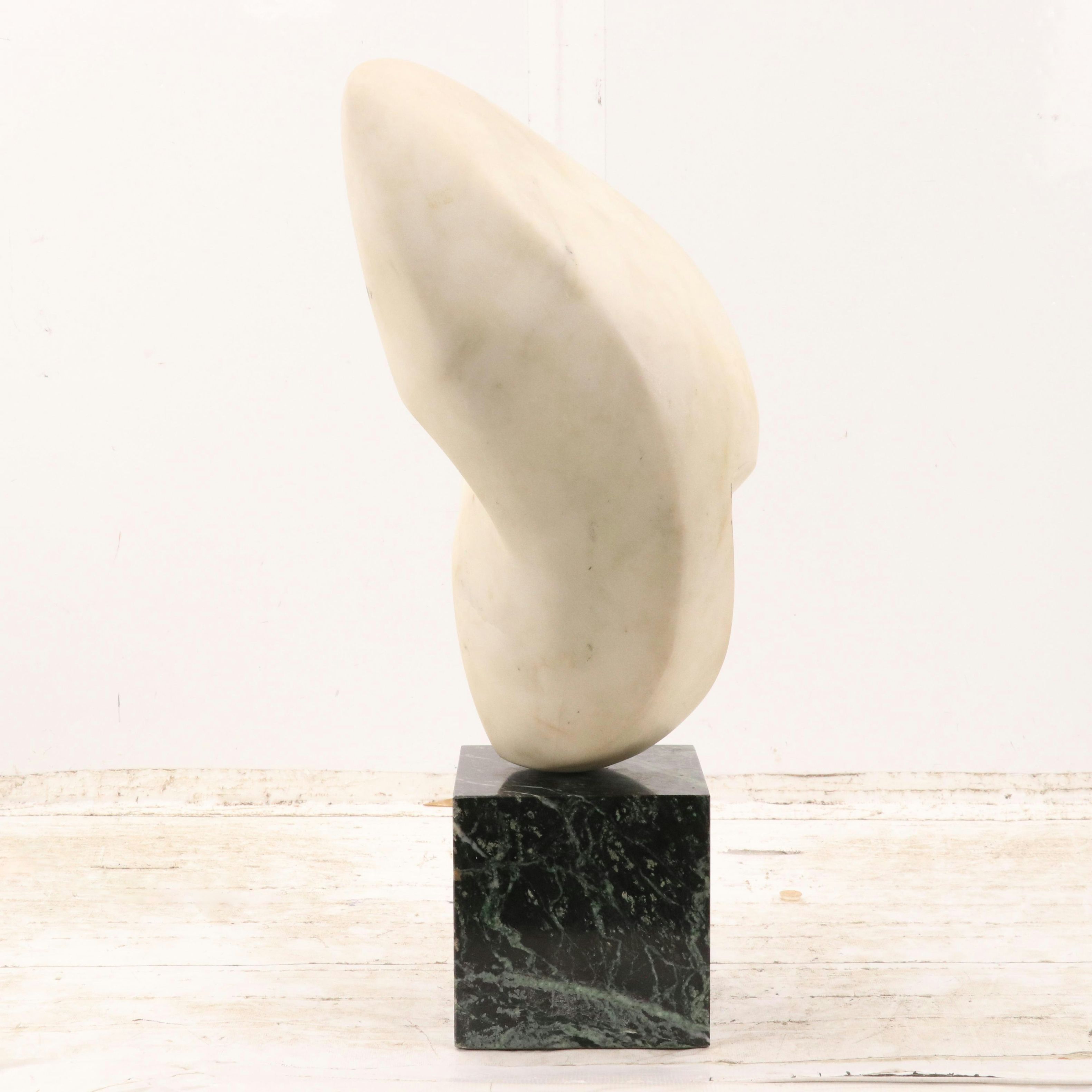 Emma De Sigaldi Mid Century Modern Carved Marble Sculpture