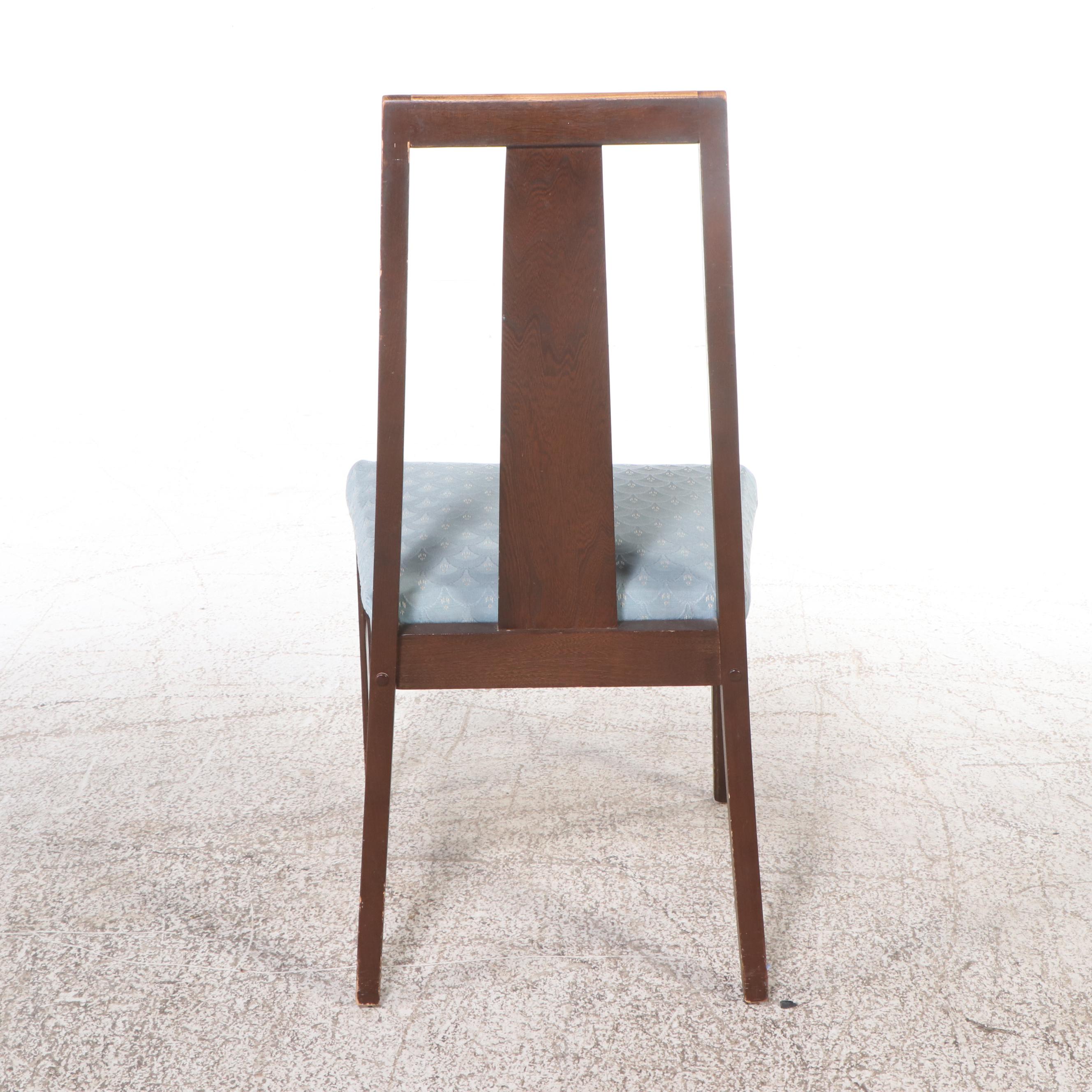 Mid Century Modern Walnut Five-Piece Dining Set, Mid-20th Century